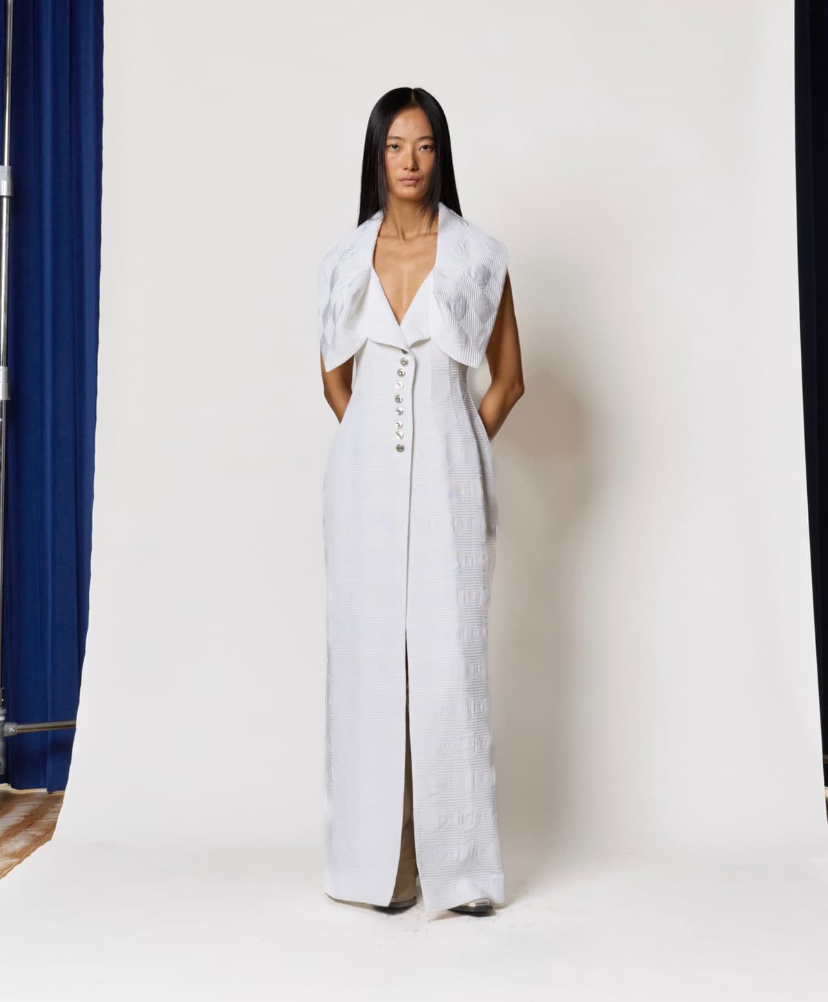 Archive Deadstock Collection (90s) - Kiwa Button-Up Dress