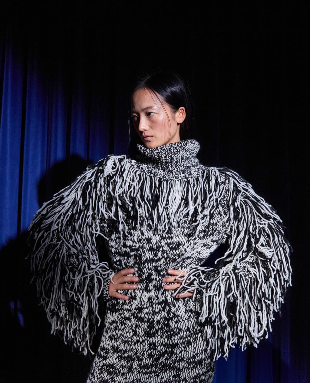 Handcraft Collection - Fringe Cape Dress — vue 1