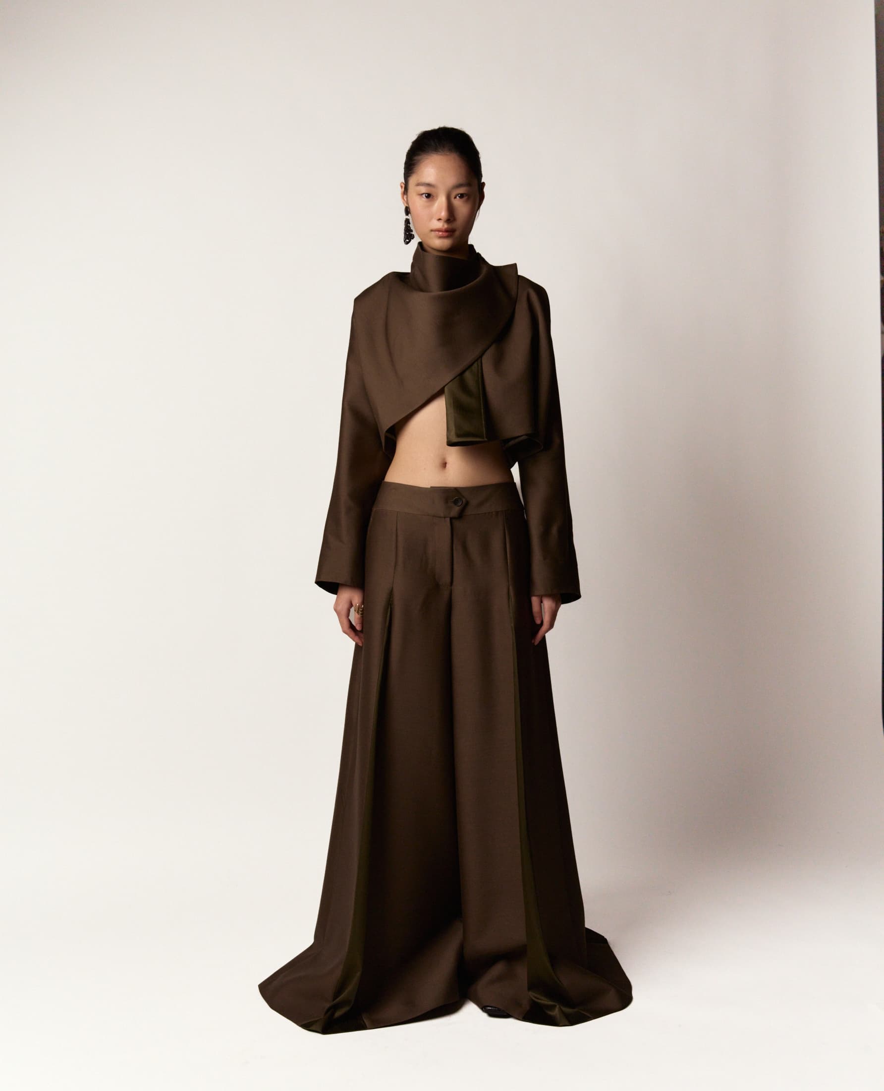 Jeogori Jacket - Khaki Brown