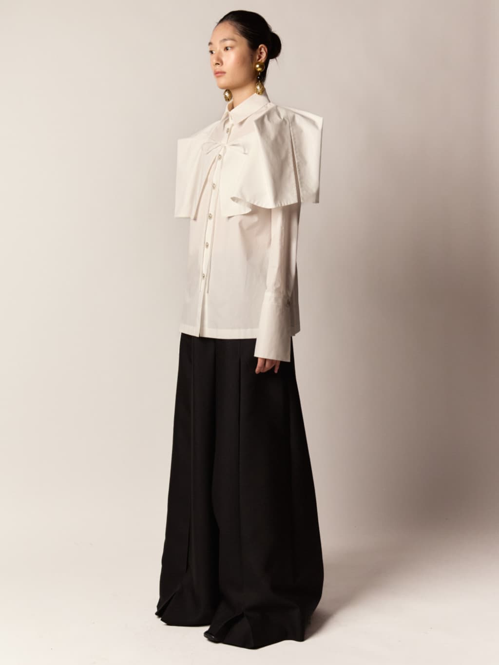 Kiwa Signature Tuck Pants - Black — vue 5