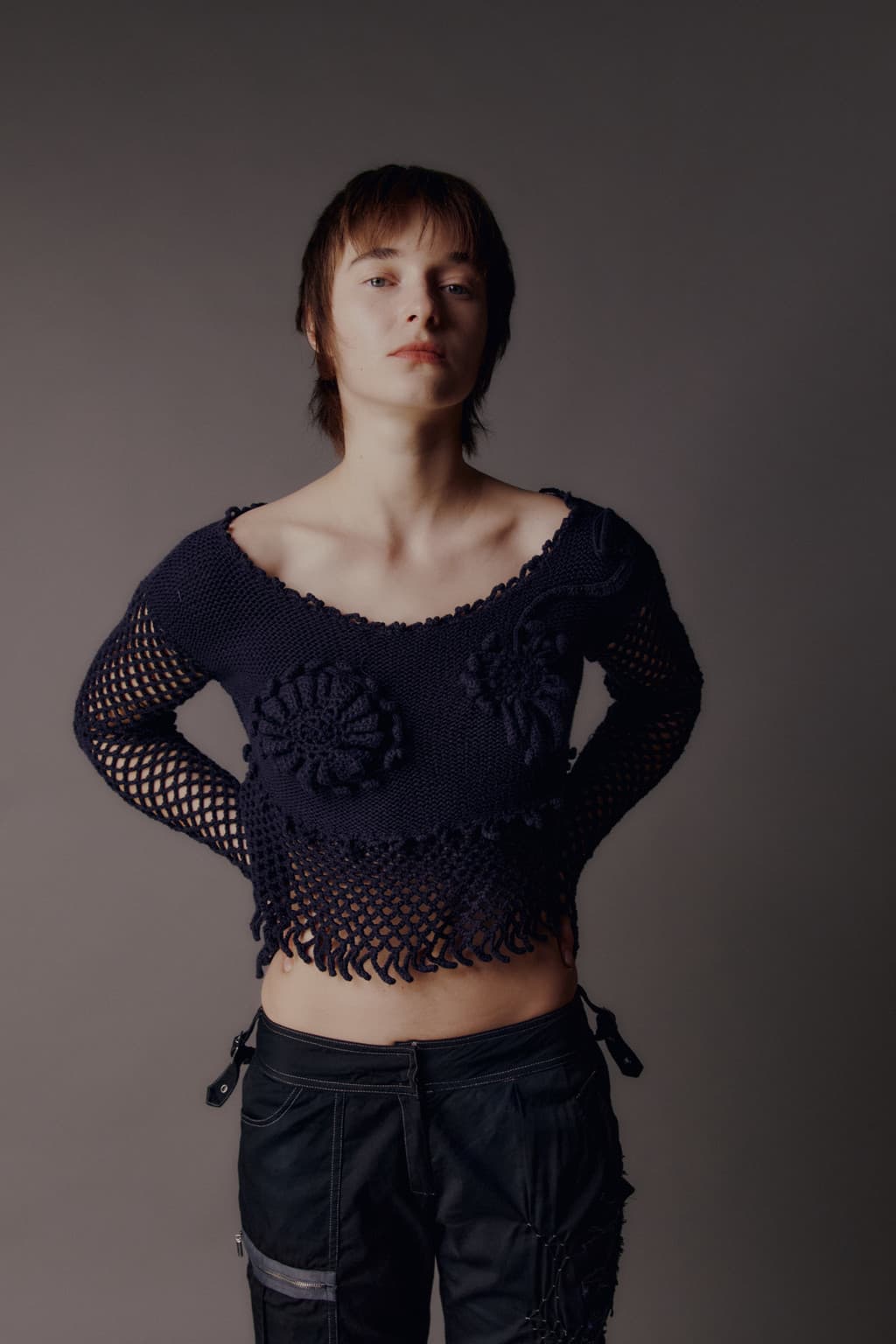 Archive Handcraft Collection - Matilde Crochet Top — vue 3