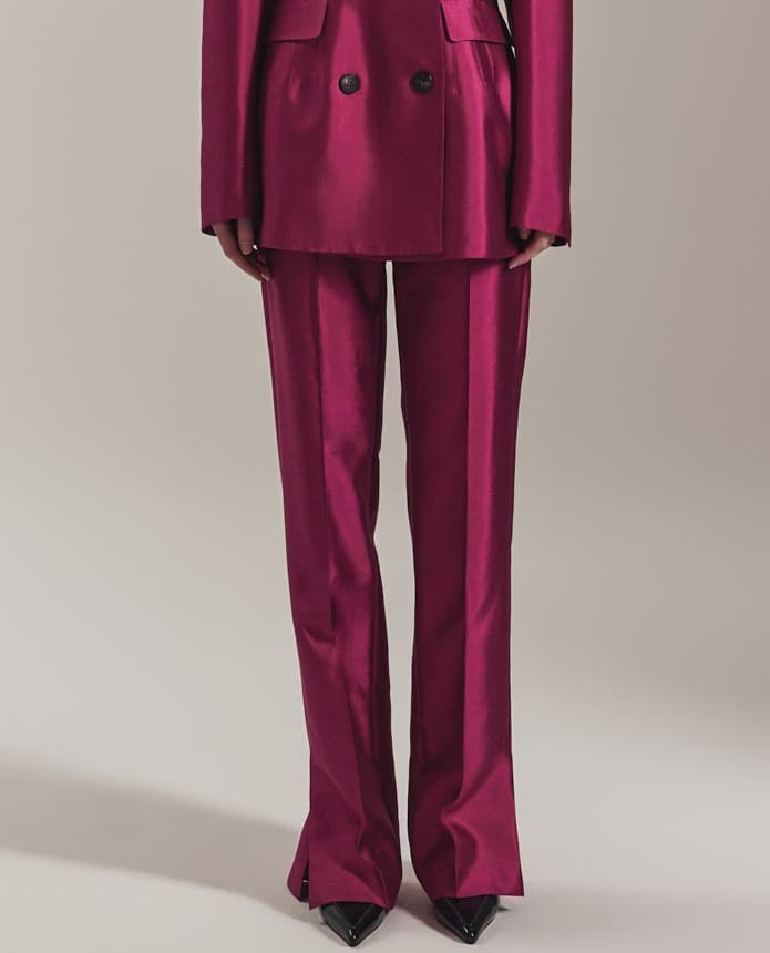Wool-Silk Trousers