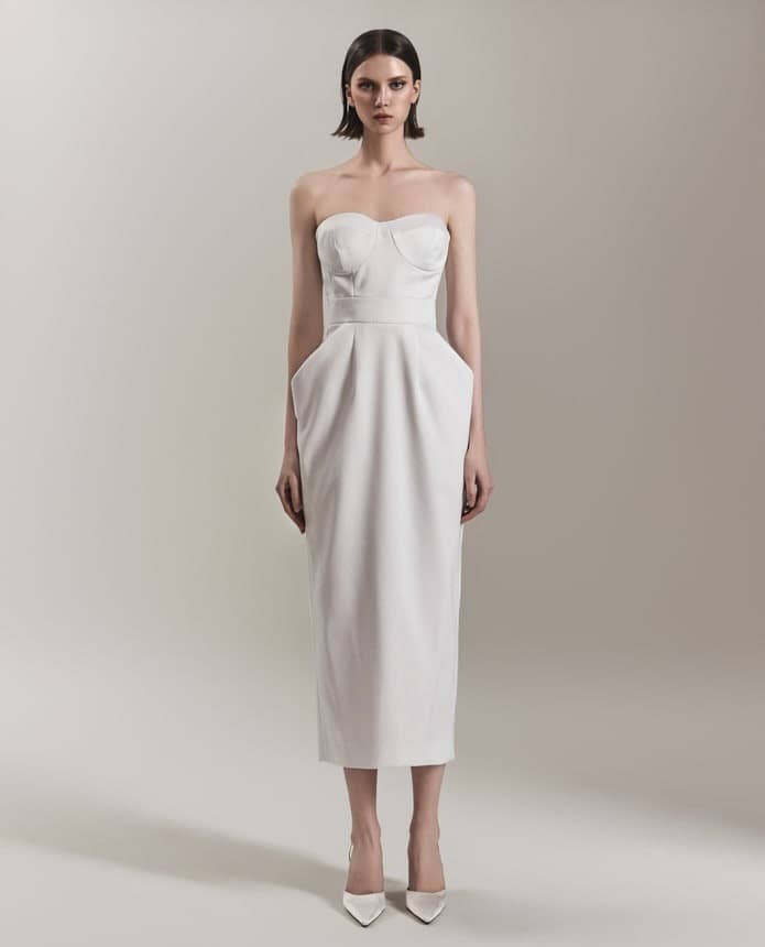 Polyester Dress — KSH42O2D003 — vue 1