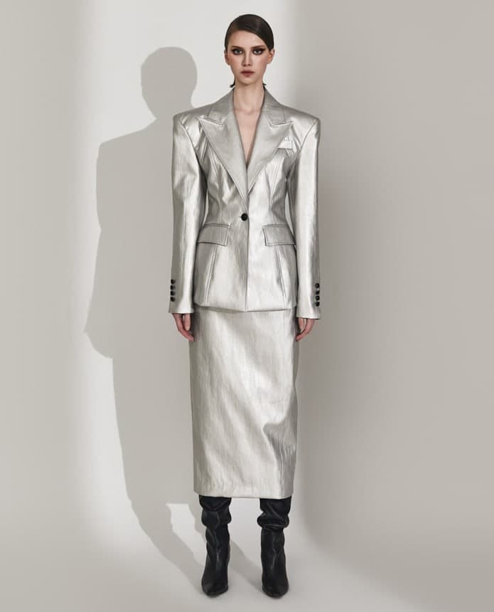 Polyurethane-Rayon Tailored Jacket — vue 1