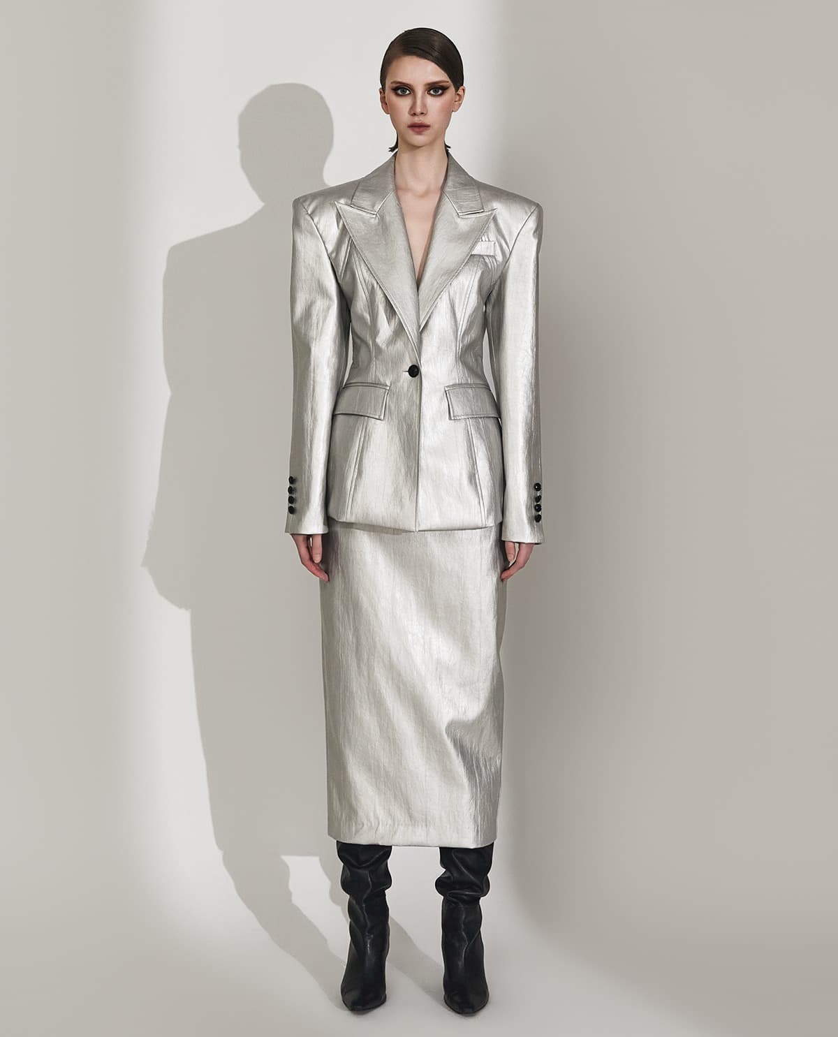 Polyurethane-Rayon Tailored Jacket