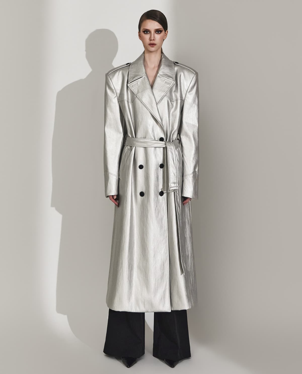 Polyurethane Belted Coat
