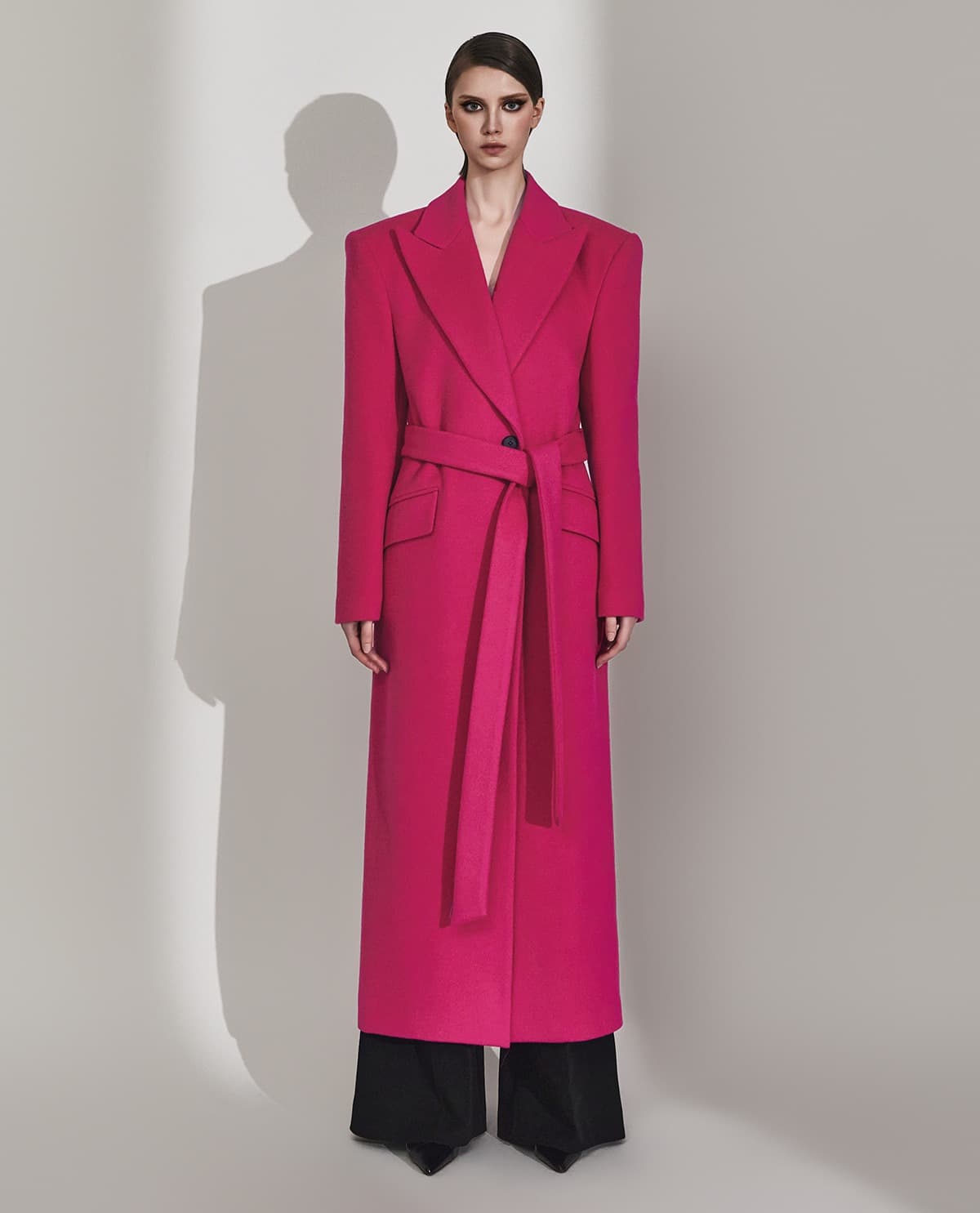 Wool Belted Coat — KSH42O2JK016
