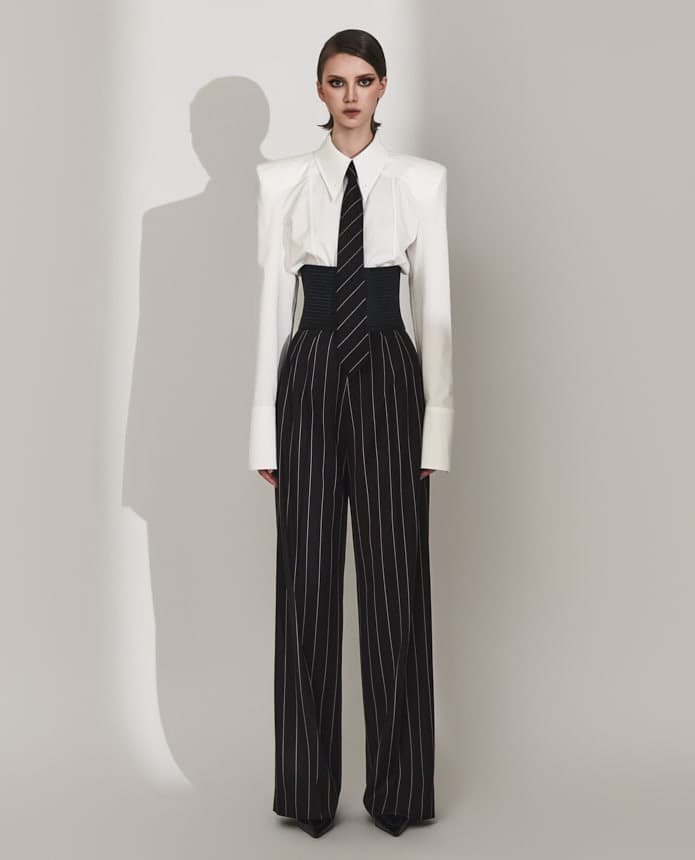 Polyester-Rayon Trousers — vue 1