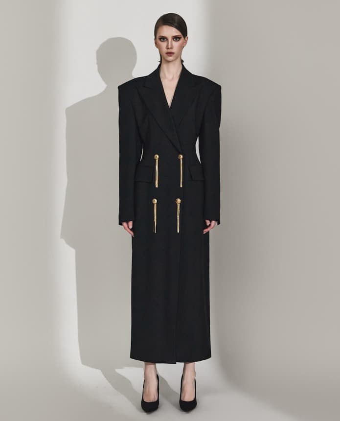 Wool-Polyester Coat