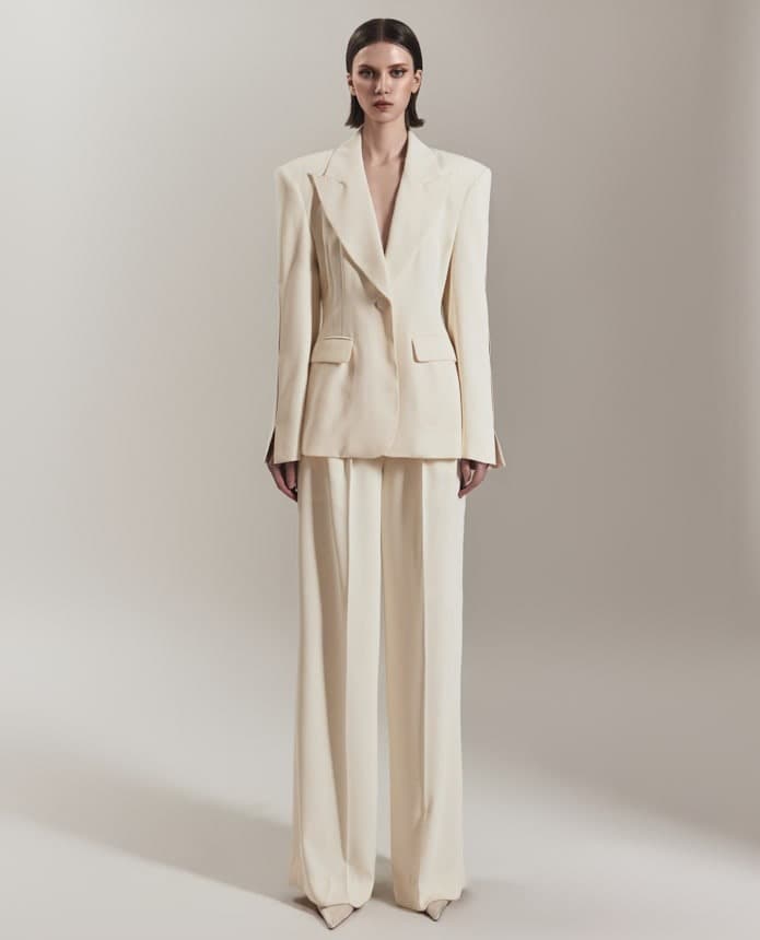Polyester Tailored Jacket — KSH42O2JK002 — vue 1