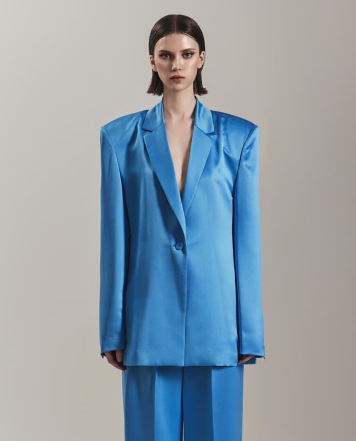 Polyester Tailored Jacket — KSH42O2JK006