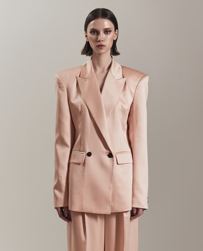 Polyester Tailored Jacket — KSH42O2JK008