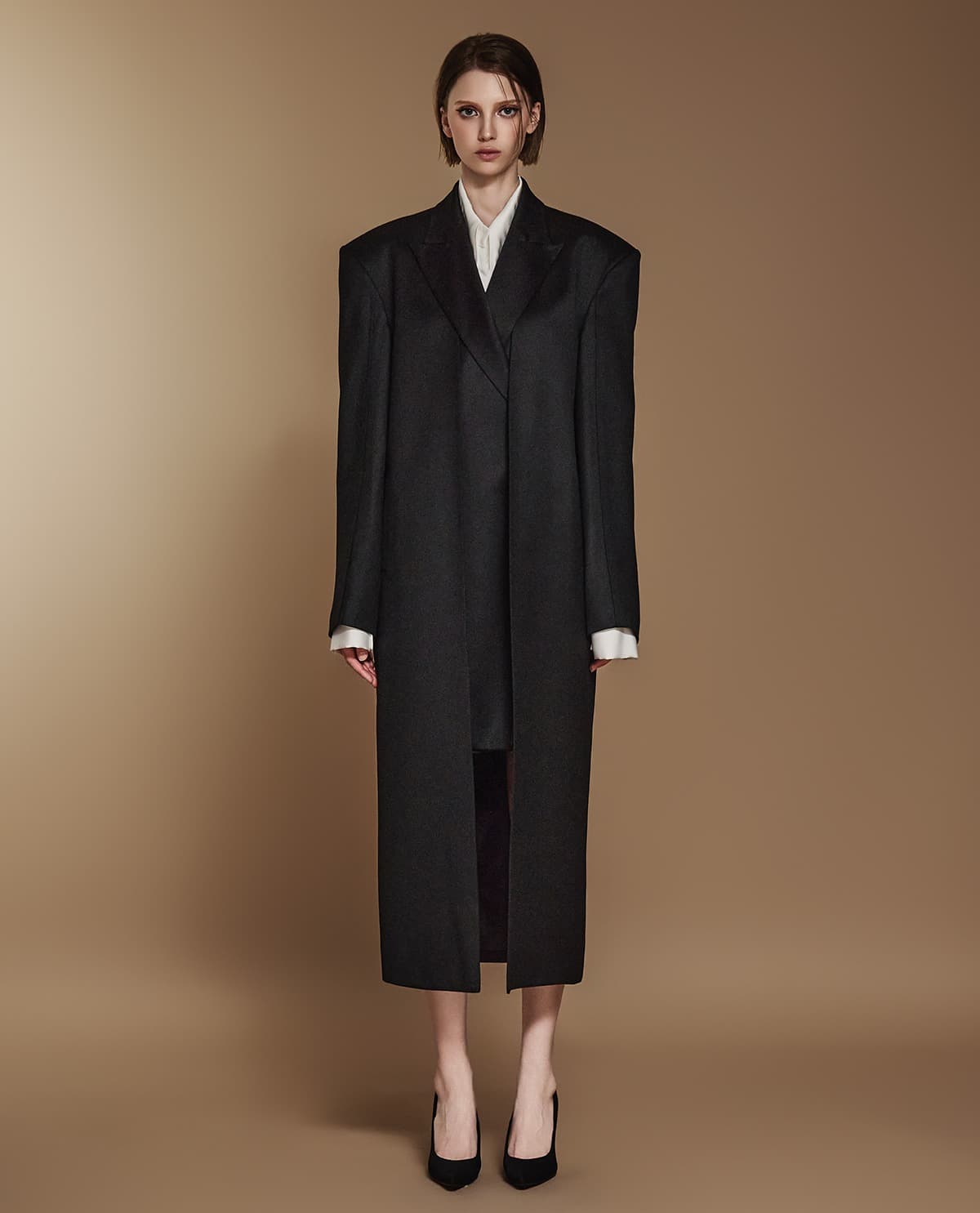 Wool Coat (Black)