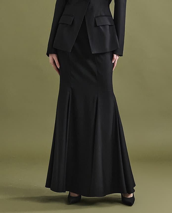 Polyester-Rayon Skirt