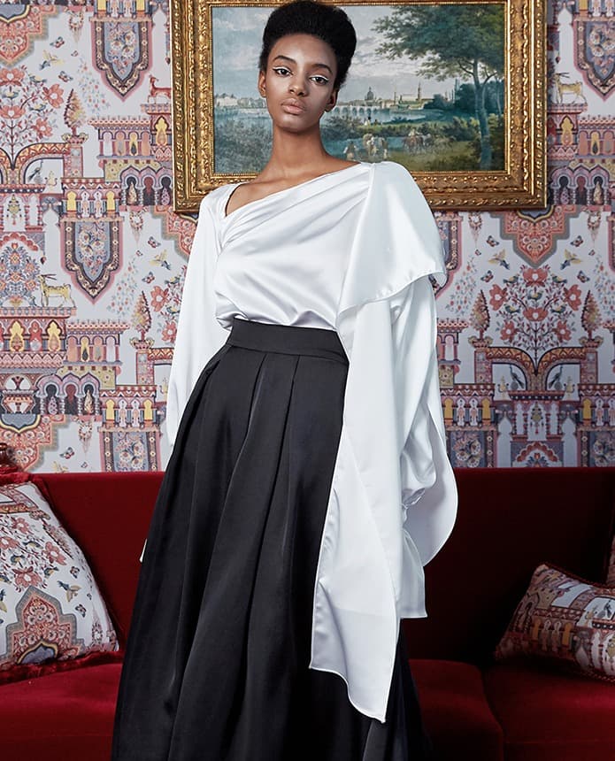 Polyester Blouse (White)