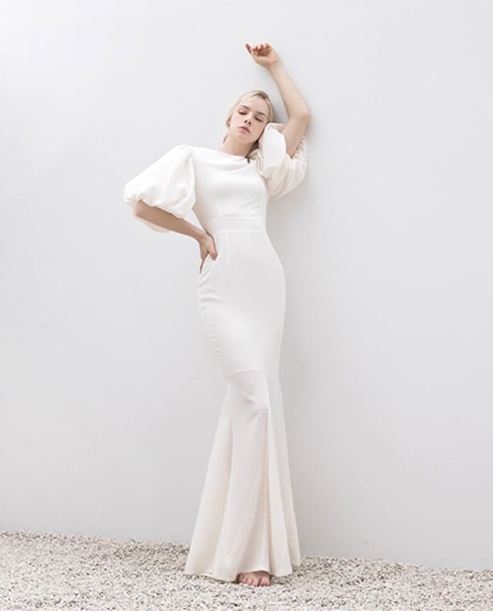 Polyester Dress — KSH02O2D013 — vue 1