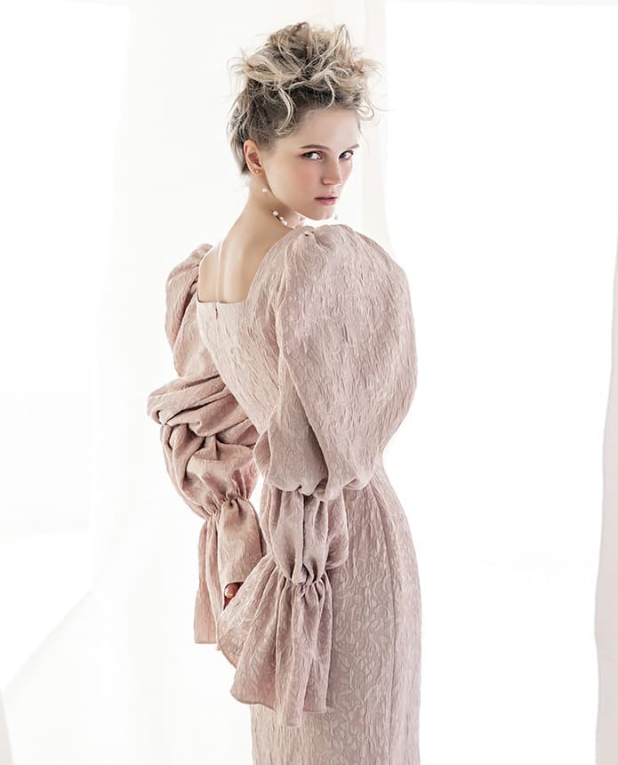 Polyester Dress (Pink)