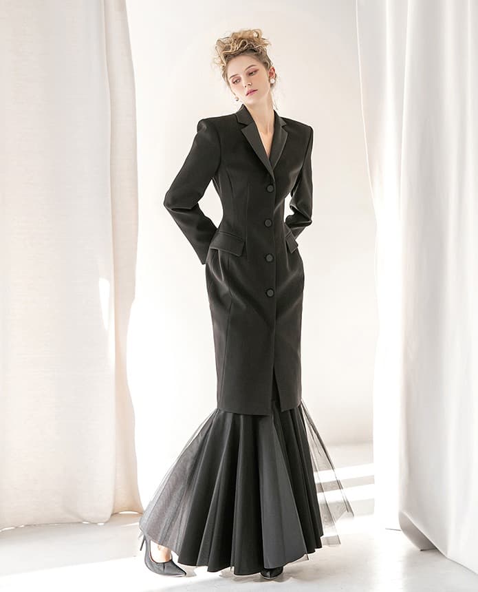 Polyester-Rayon Coat