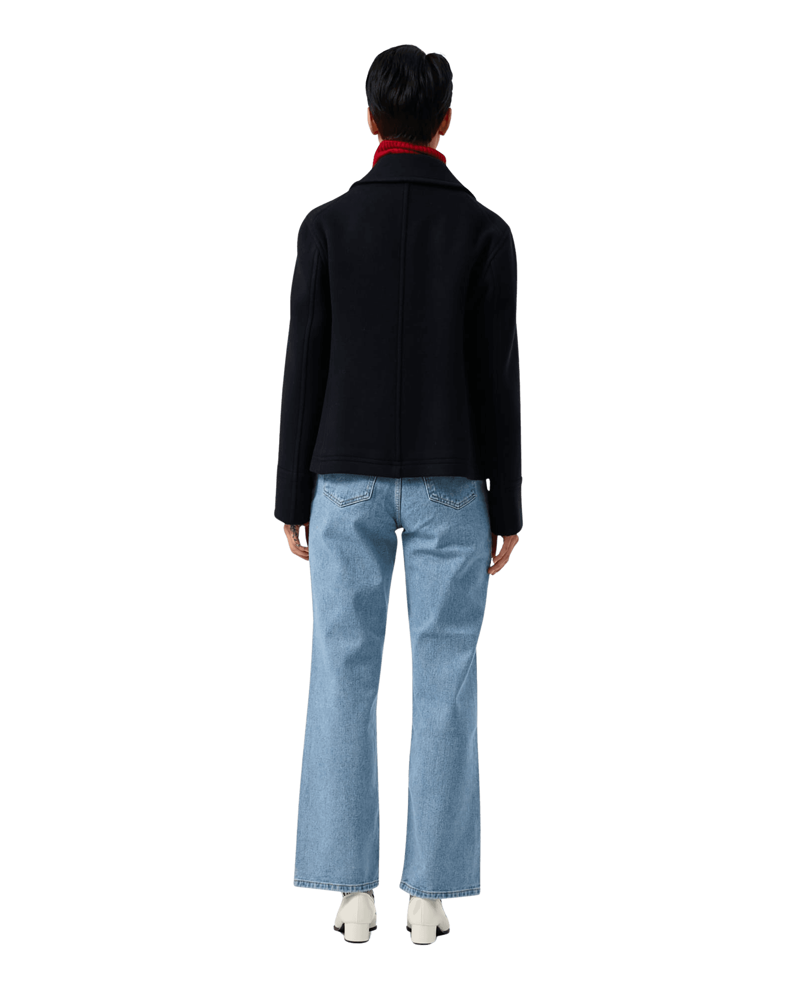 Classic Pea Coat (Dark Navy) — vue 5