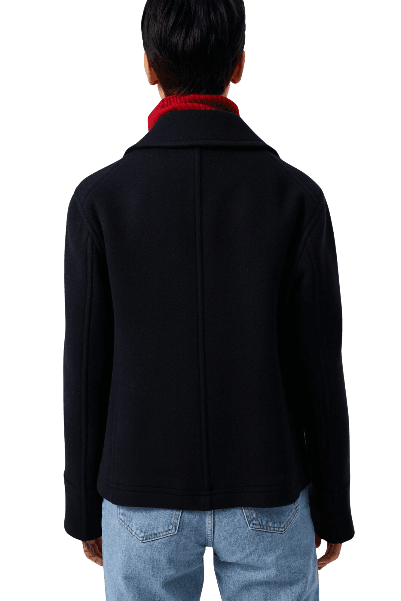 Classic Pea Coat (Dark Navy) — vue 10