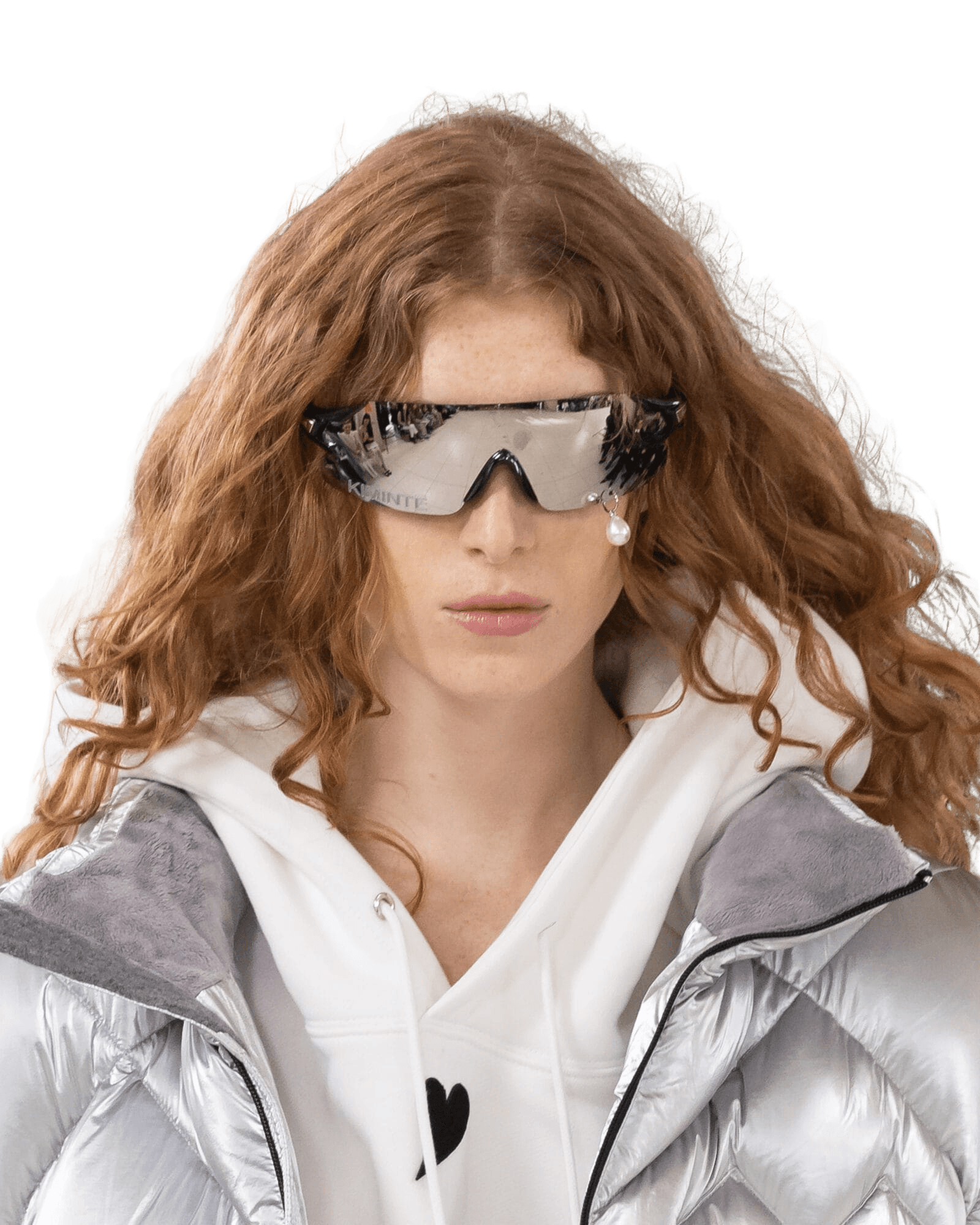 Heart Patch Oversized Hoodie (White) — vue 4