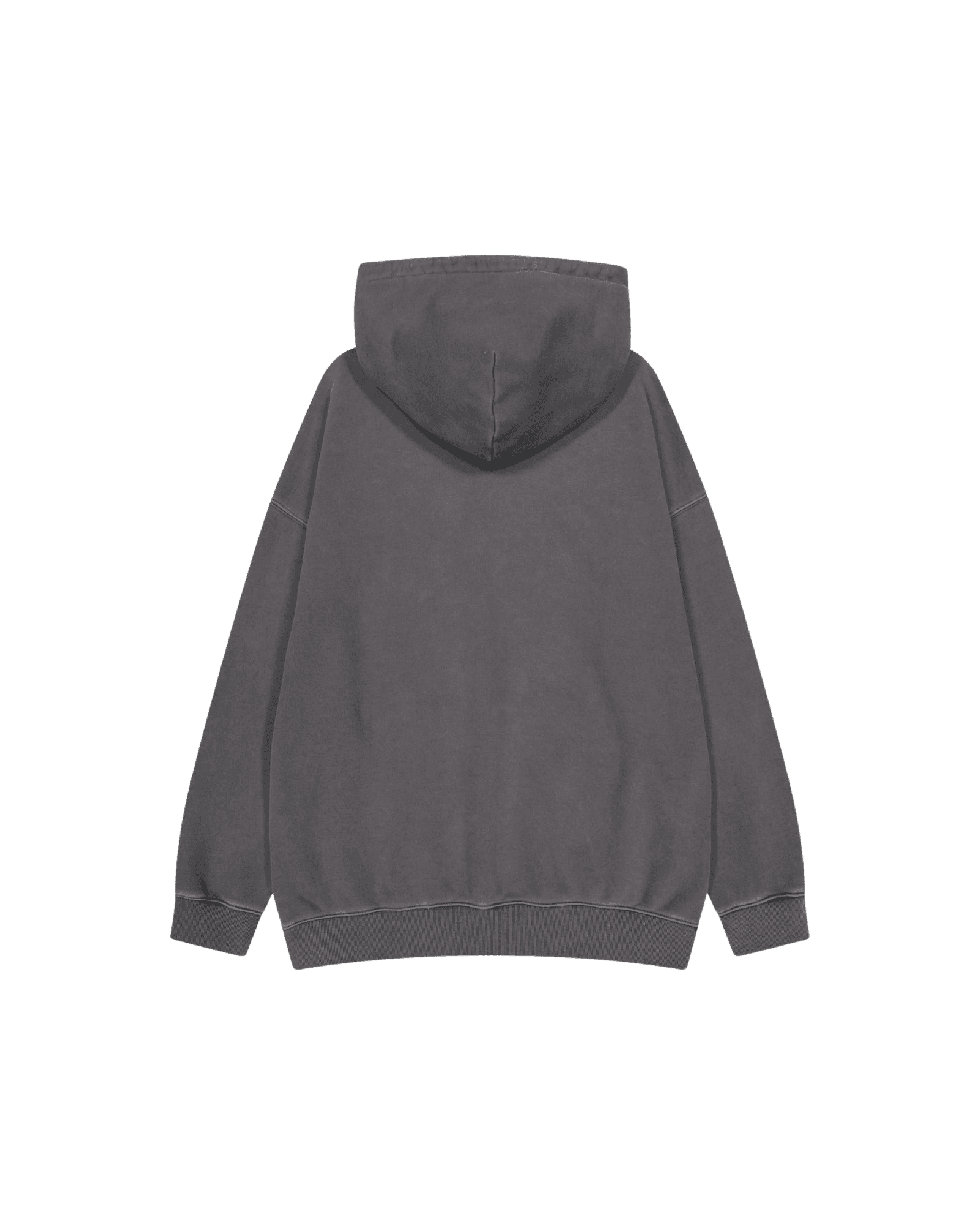 Upcycled Eyelet Hoodie (Grey) — vue 20