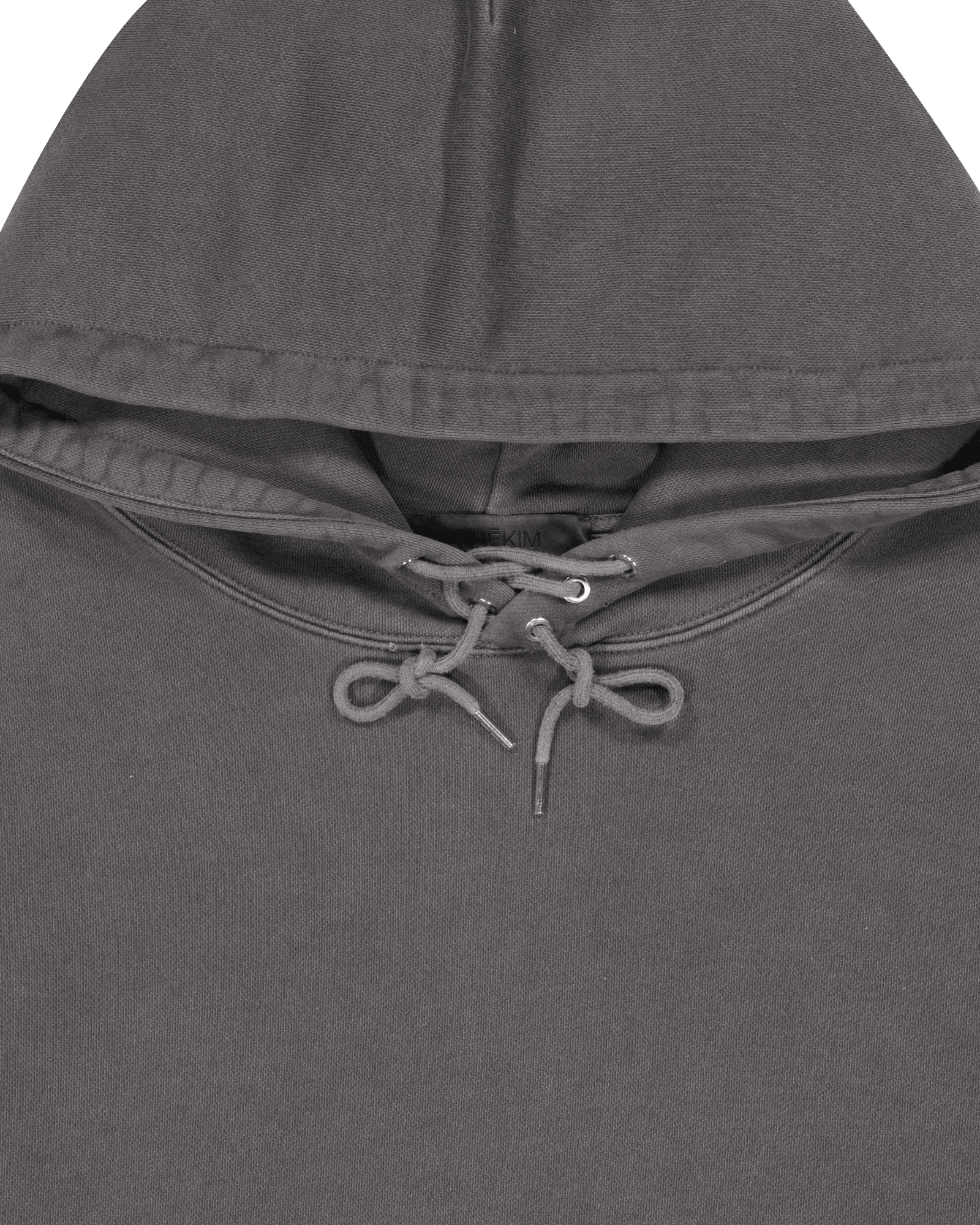 Upcycled Eyelet Hoodie (Grey) — vue 21