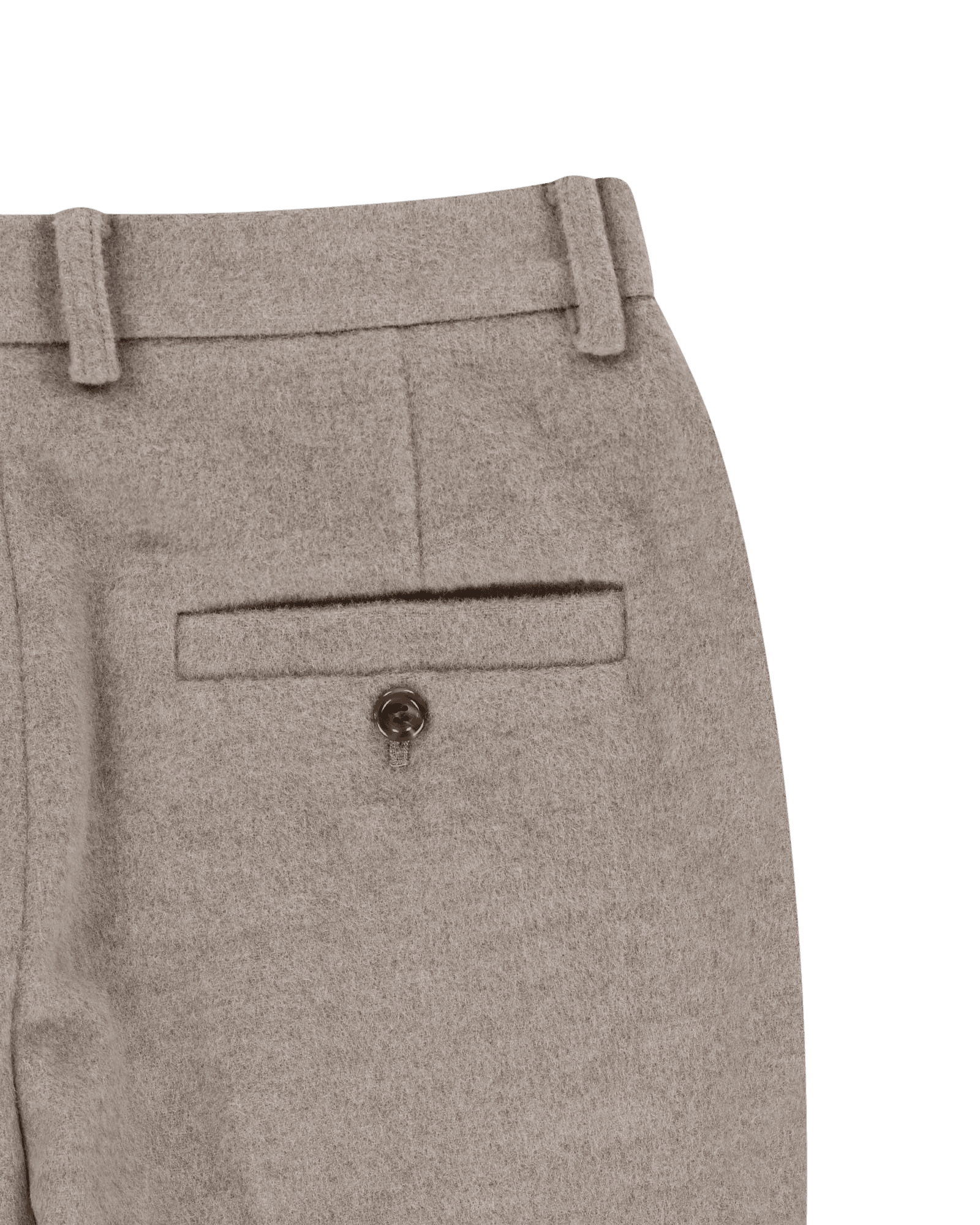 Wave Cut Trousers (Beige) — vue 18