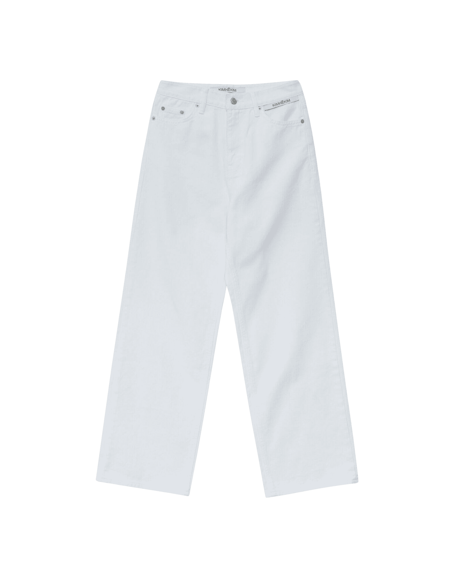 Label Wide Denim (White) — vue 6