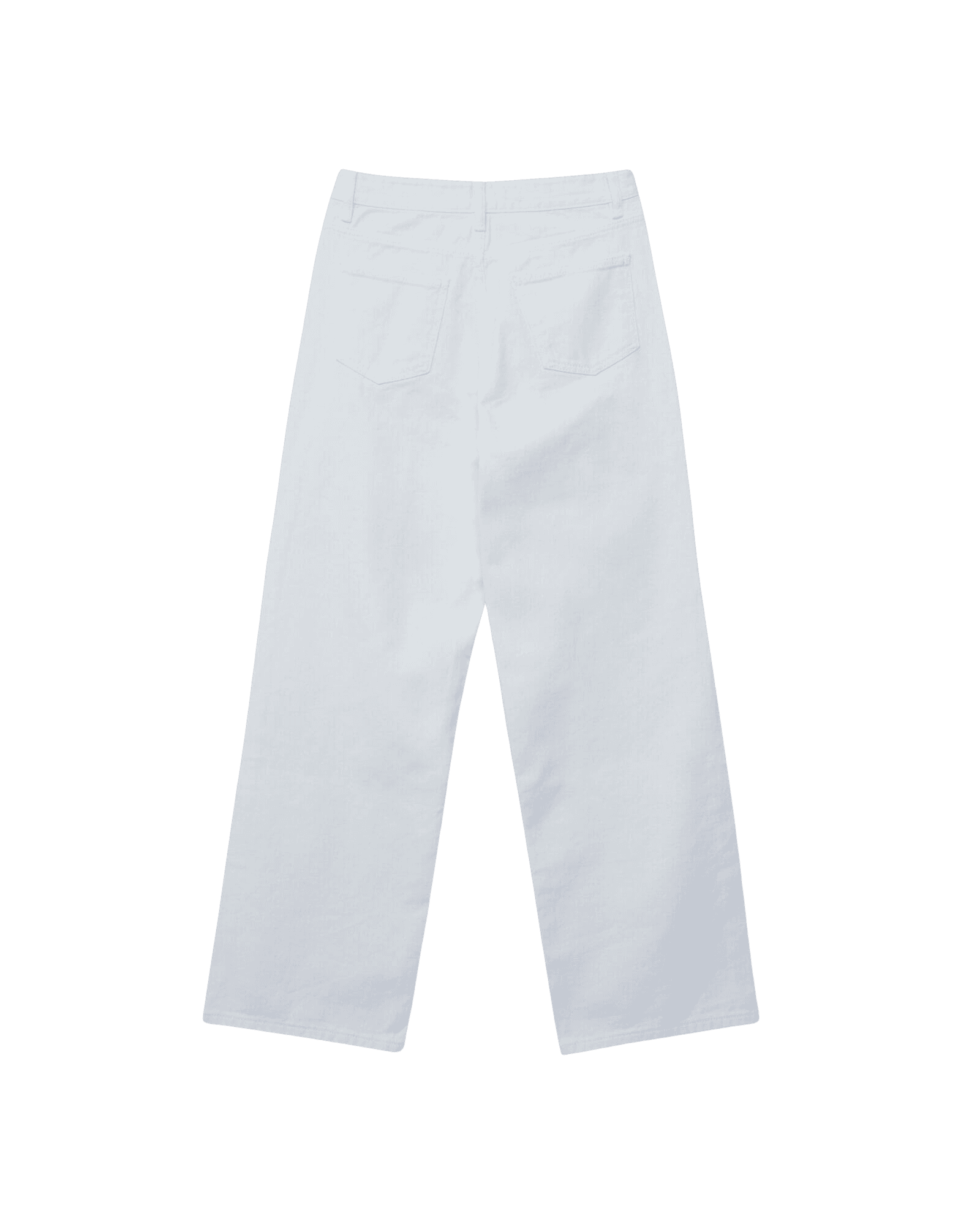 Label Wide Denim (White) — vue 7
