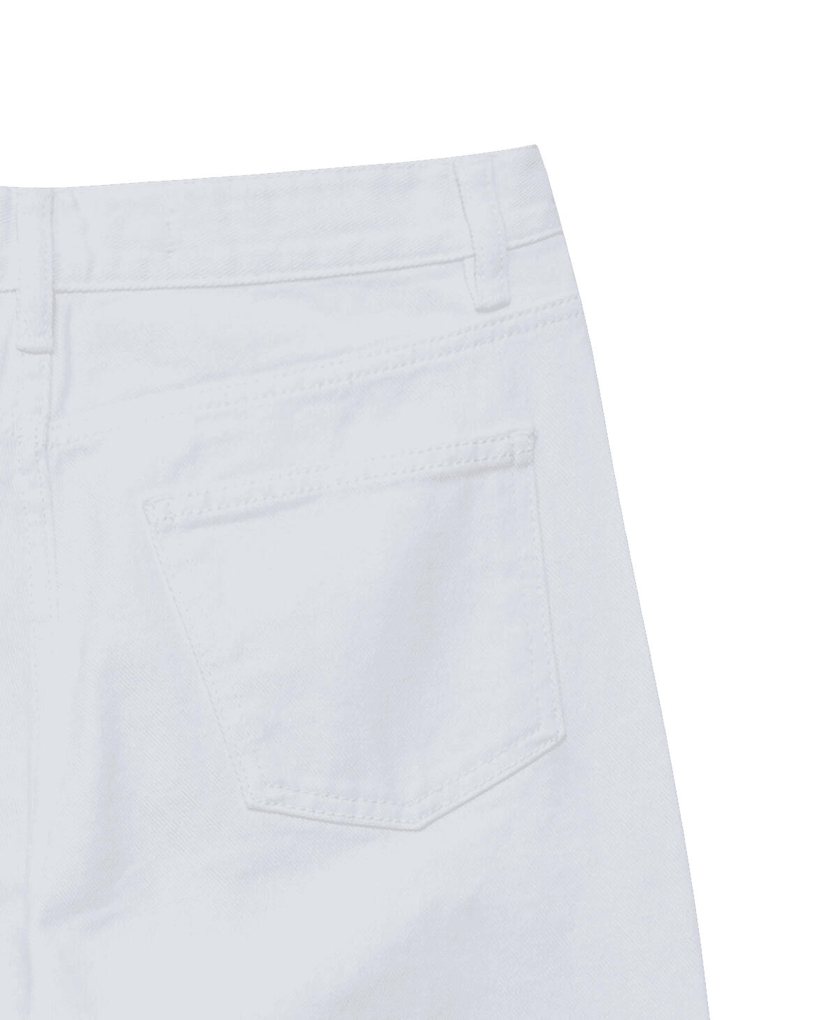 Label Wide Denim (White) — vue 9