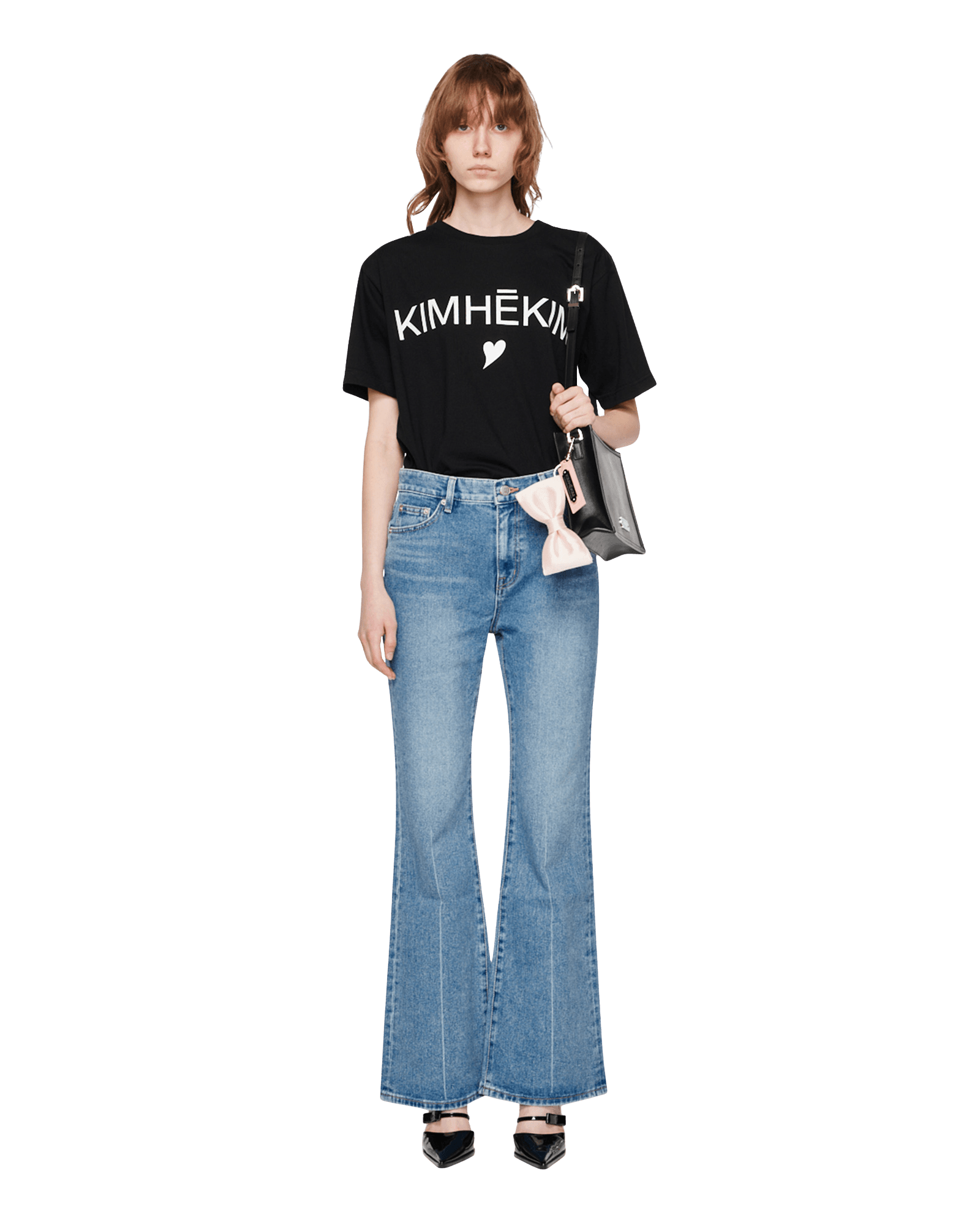 Flared Jean (White) — vue 1