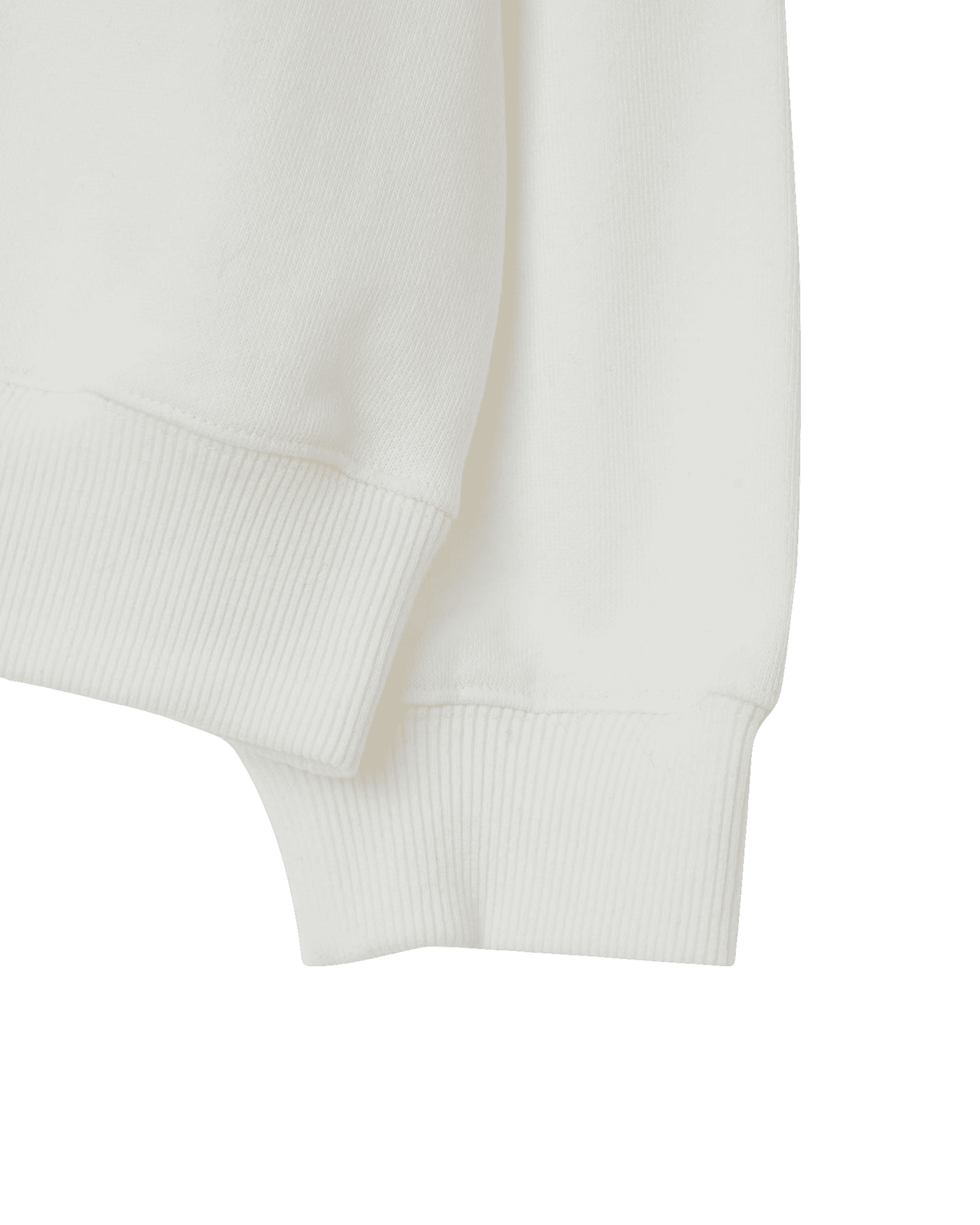 Heart Embroidered Sweatshirt (White) — vue 14