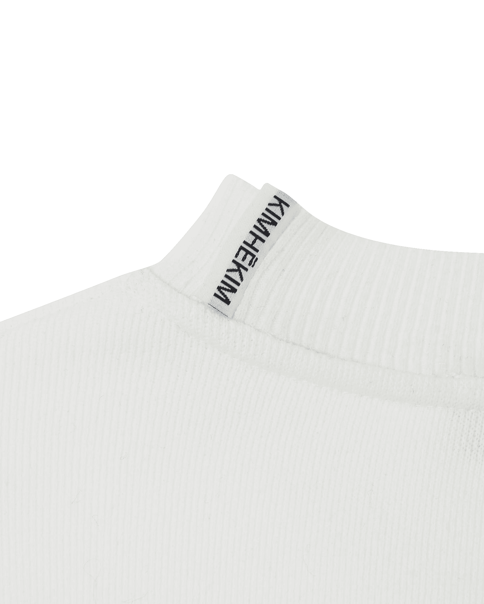 Heart Embroidered Sweatshirt (White) — vue 15
