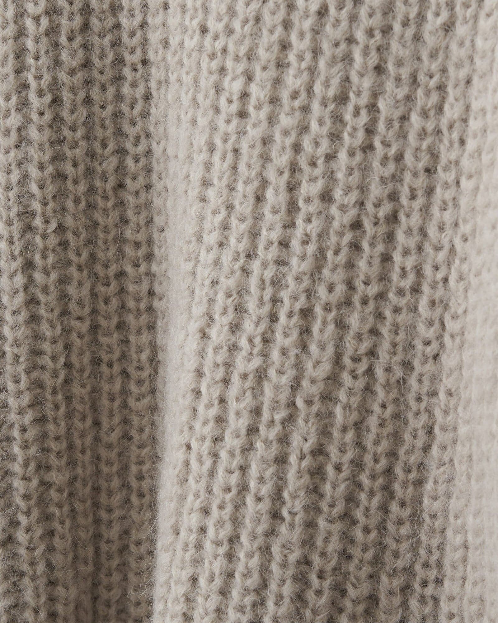 Ripped Mohair-Alpaca Sweater (Beige) — vue 7