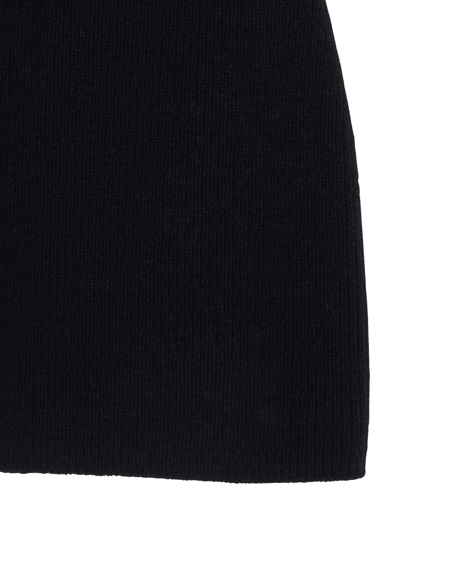 Detachable Chain Strap Wool Knitted Top (Black) — vue 15