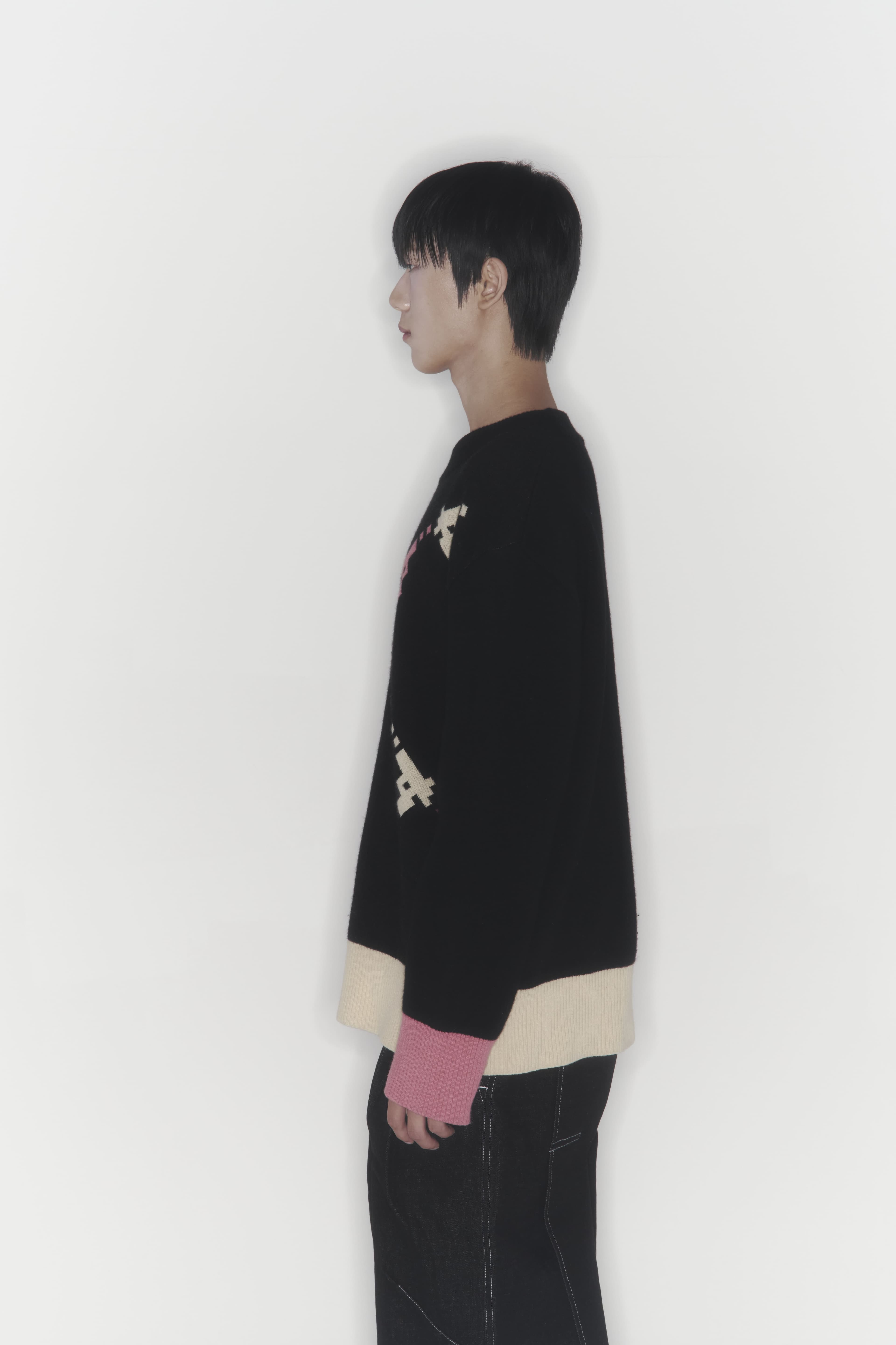 Gun Knit Sweater (Black) — vue 15