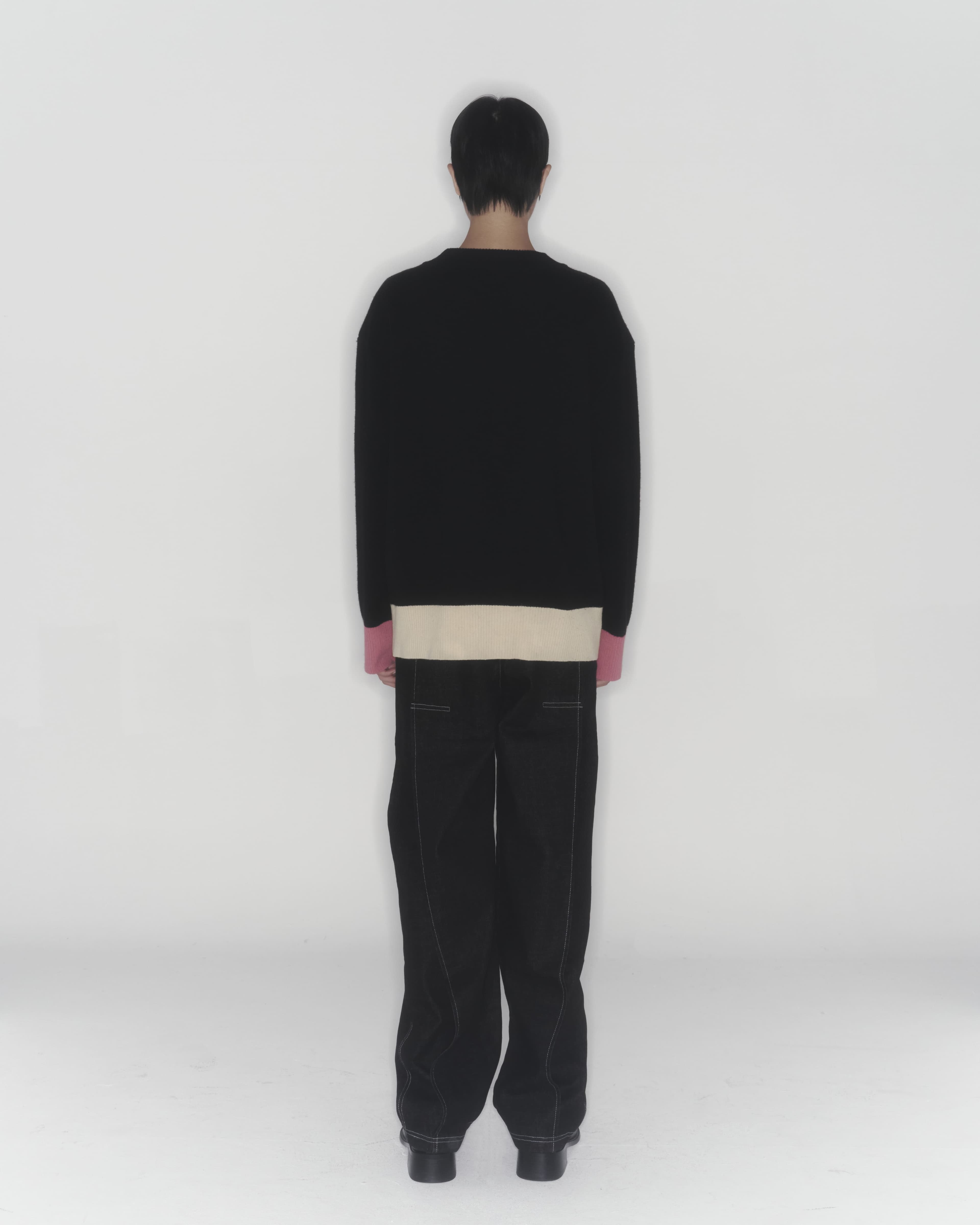 Gun Knit Sweater (Black) — vue 7