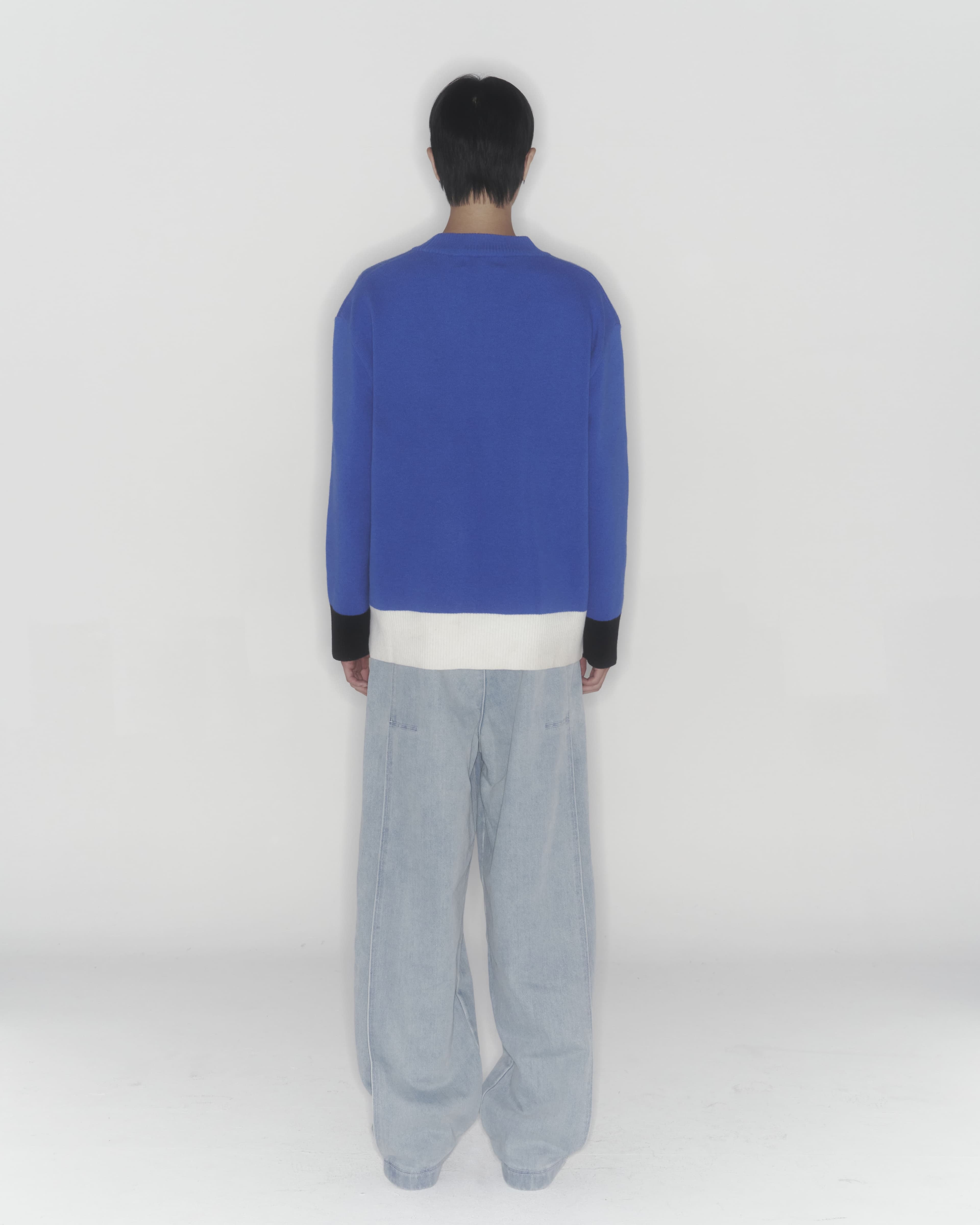 Gun Knit Sweater (Blue) — vue 8