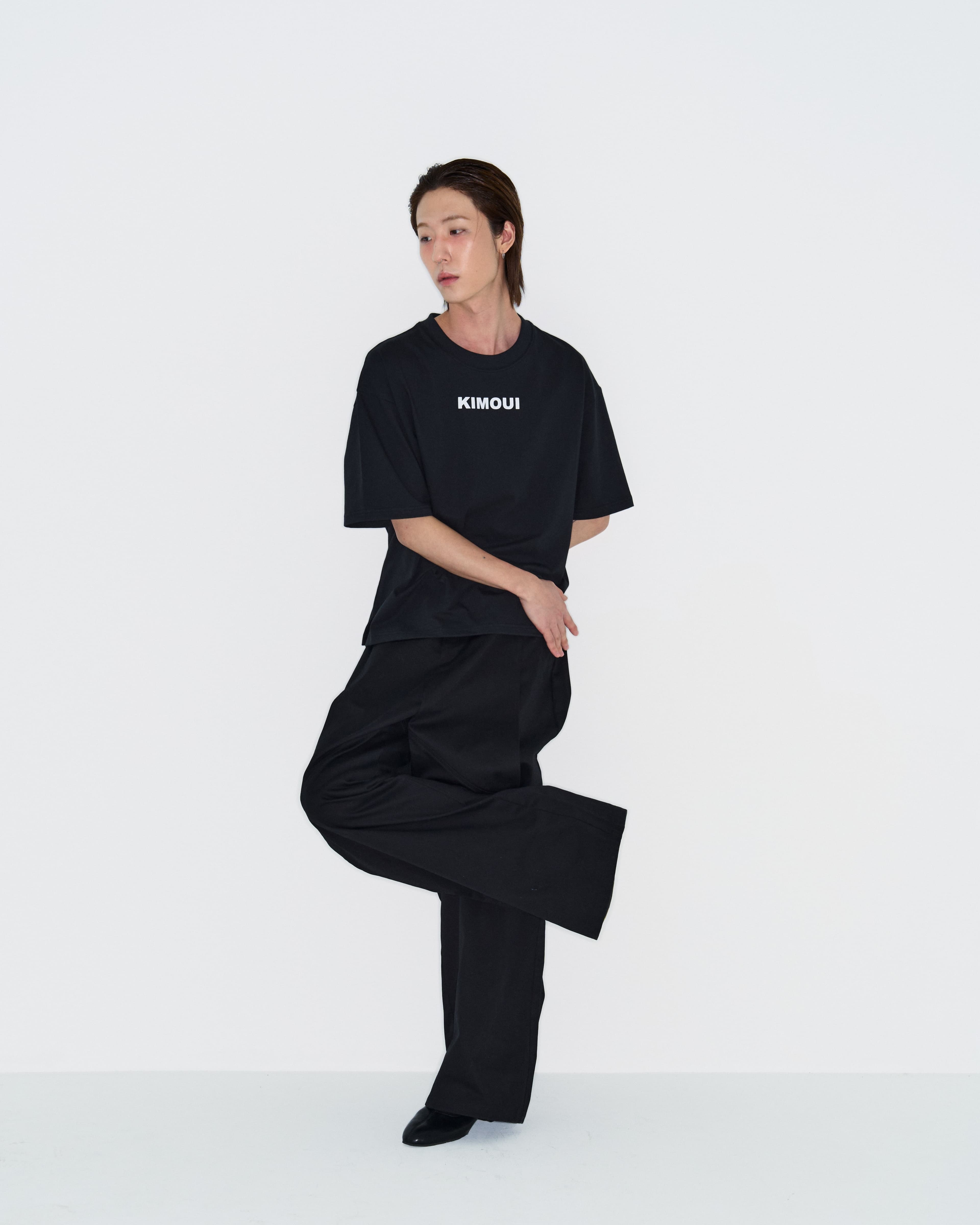 Logo Printing T-Shirt (Black) — vue 12