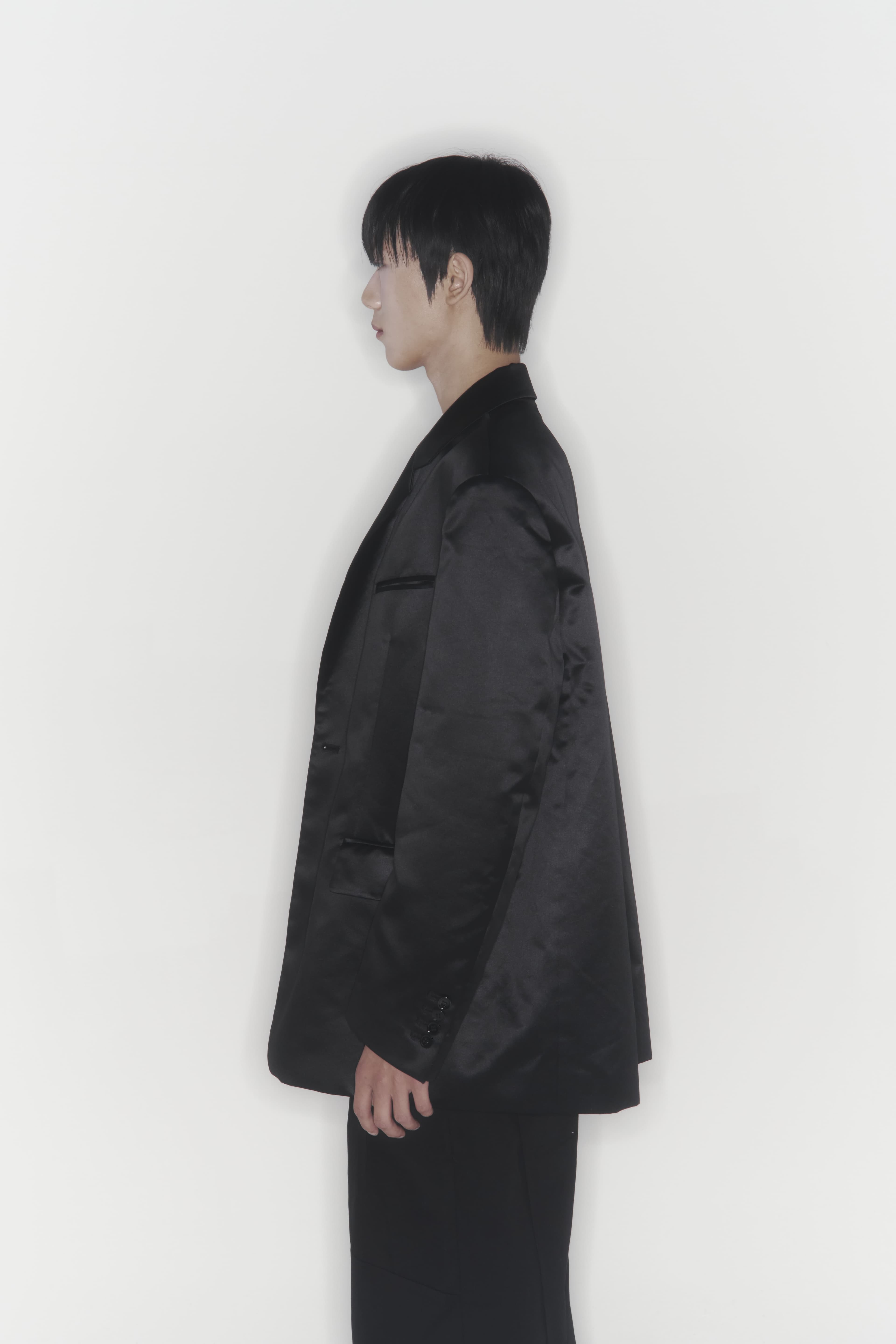 Satin Overfit Jacket — vue 2