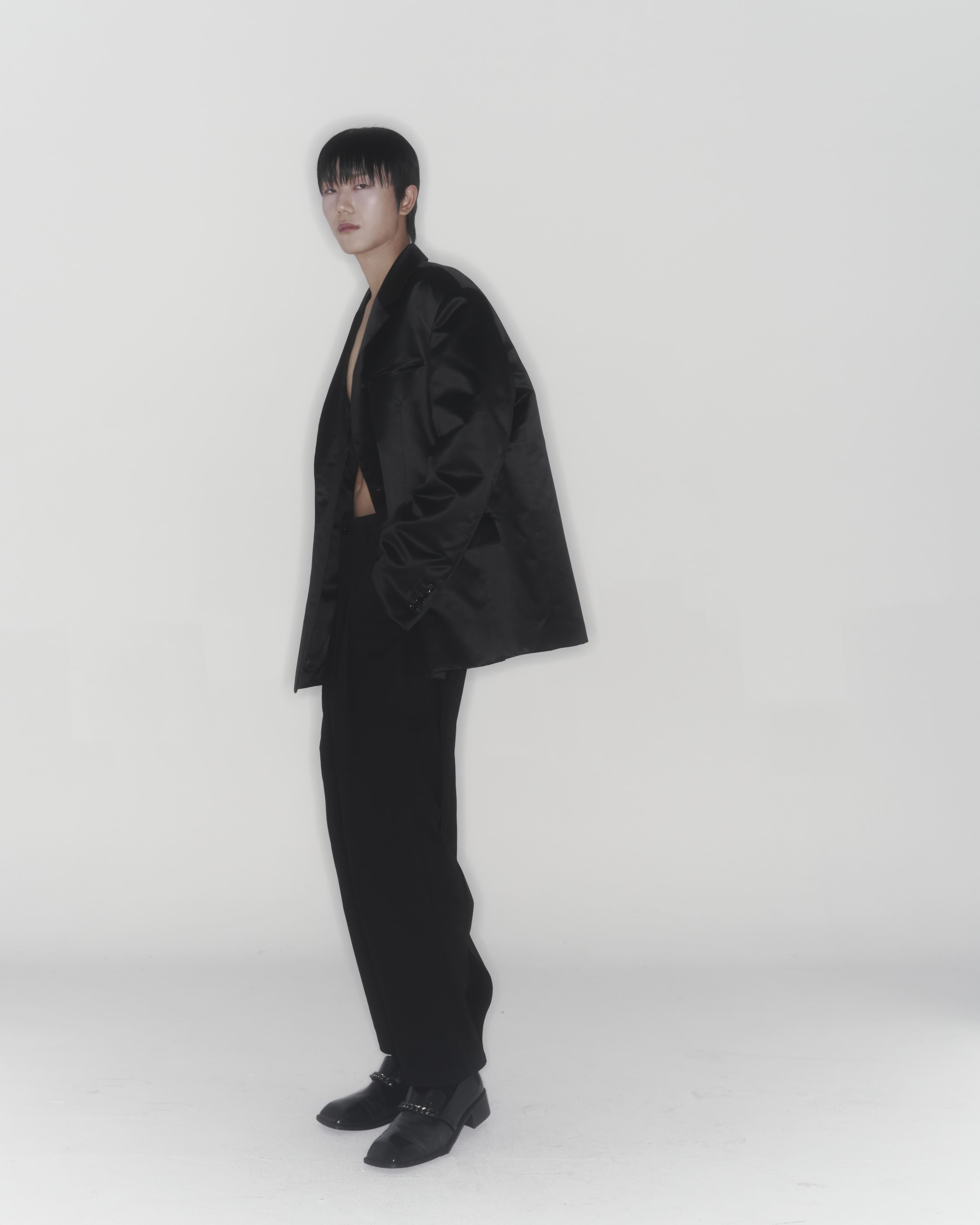 Satin Overfit Jacket — vue 11