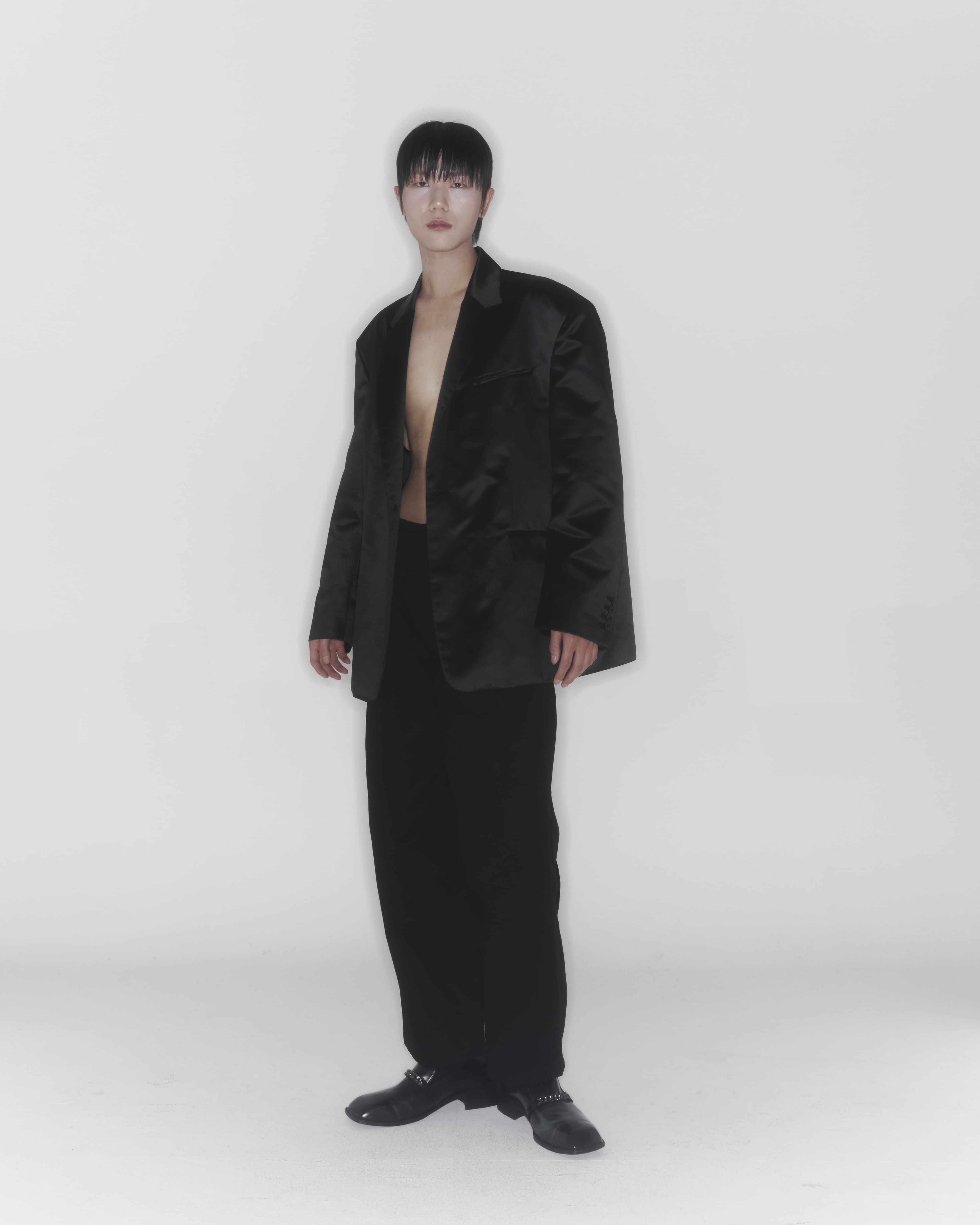 Satin Overfit Jacket — vue 12