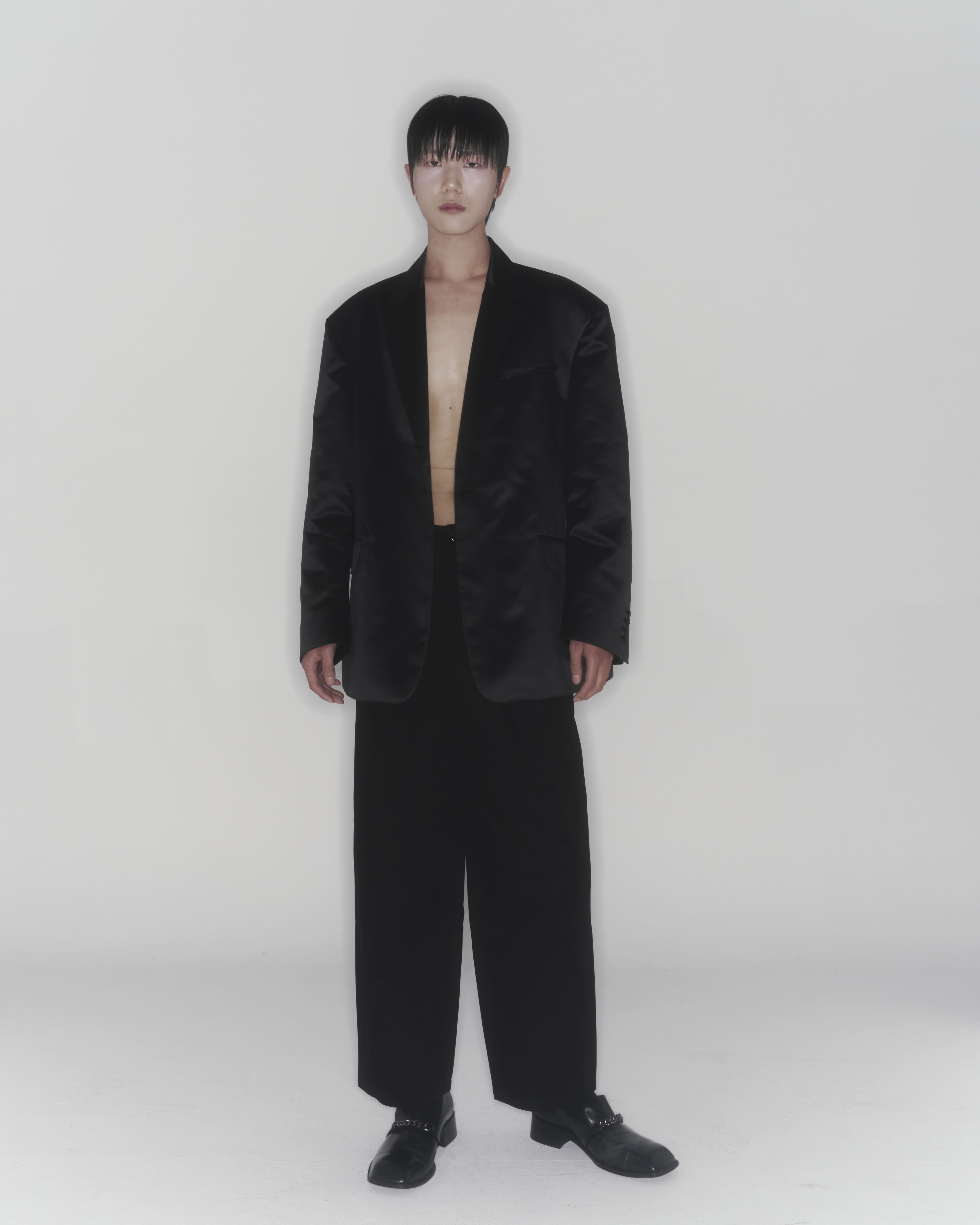 Satin Overfit Jacket — vue 16