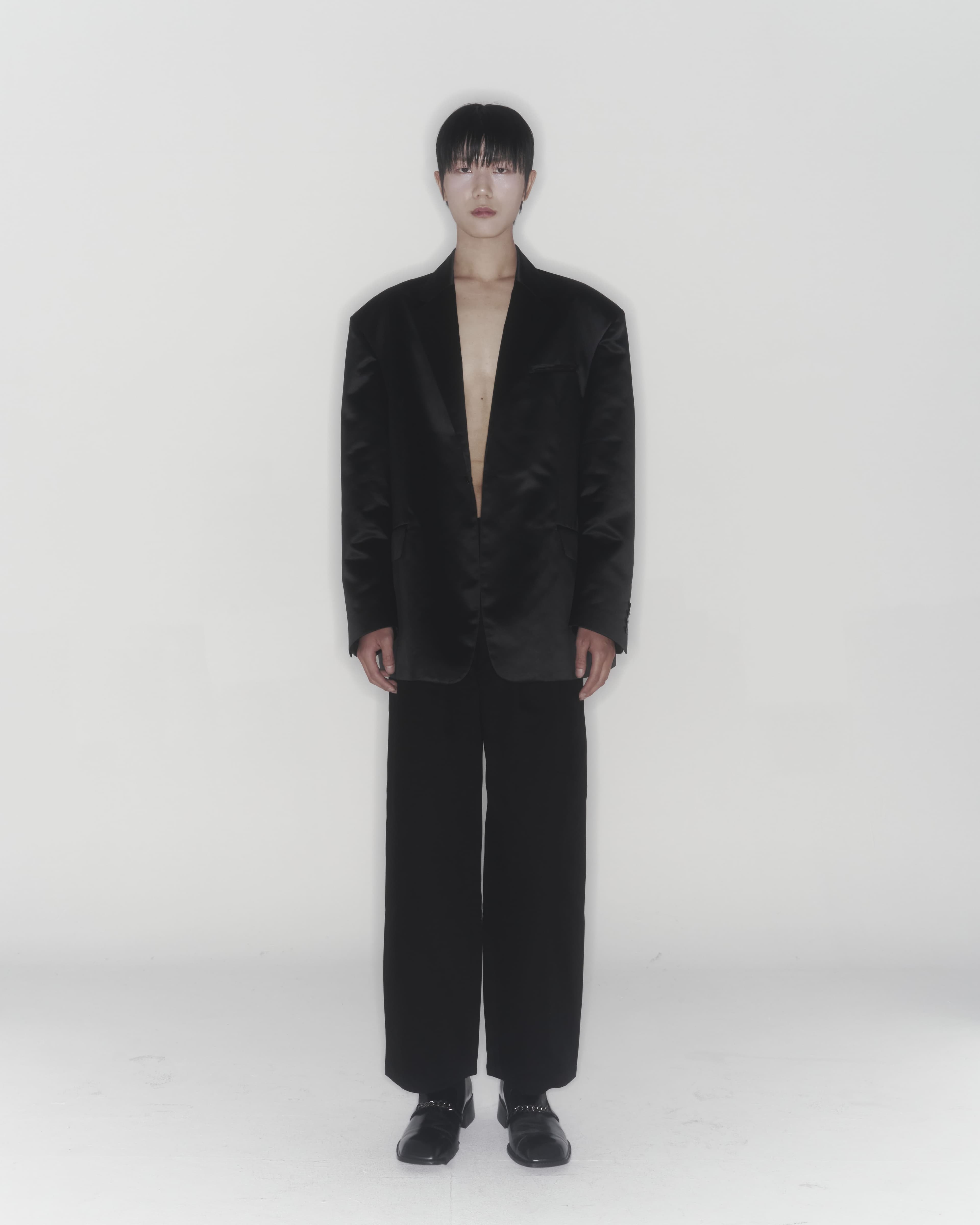 Satin Overfit Jacket — vue 4