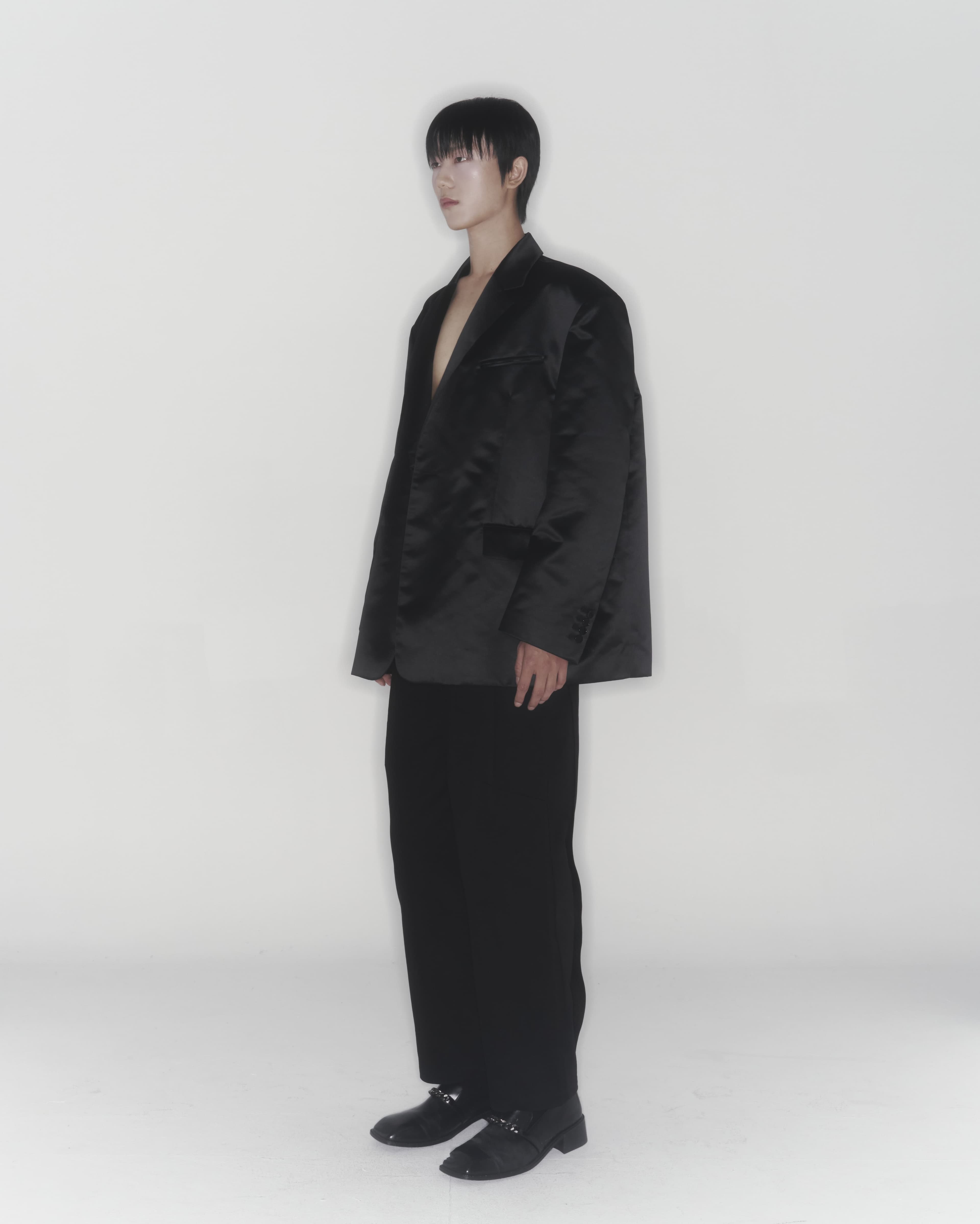 Satin Overfit Jacket — vue 5