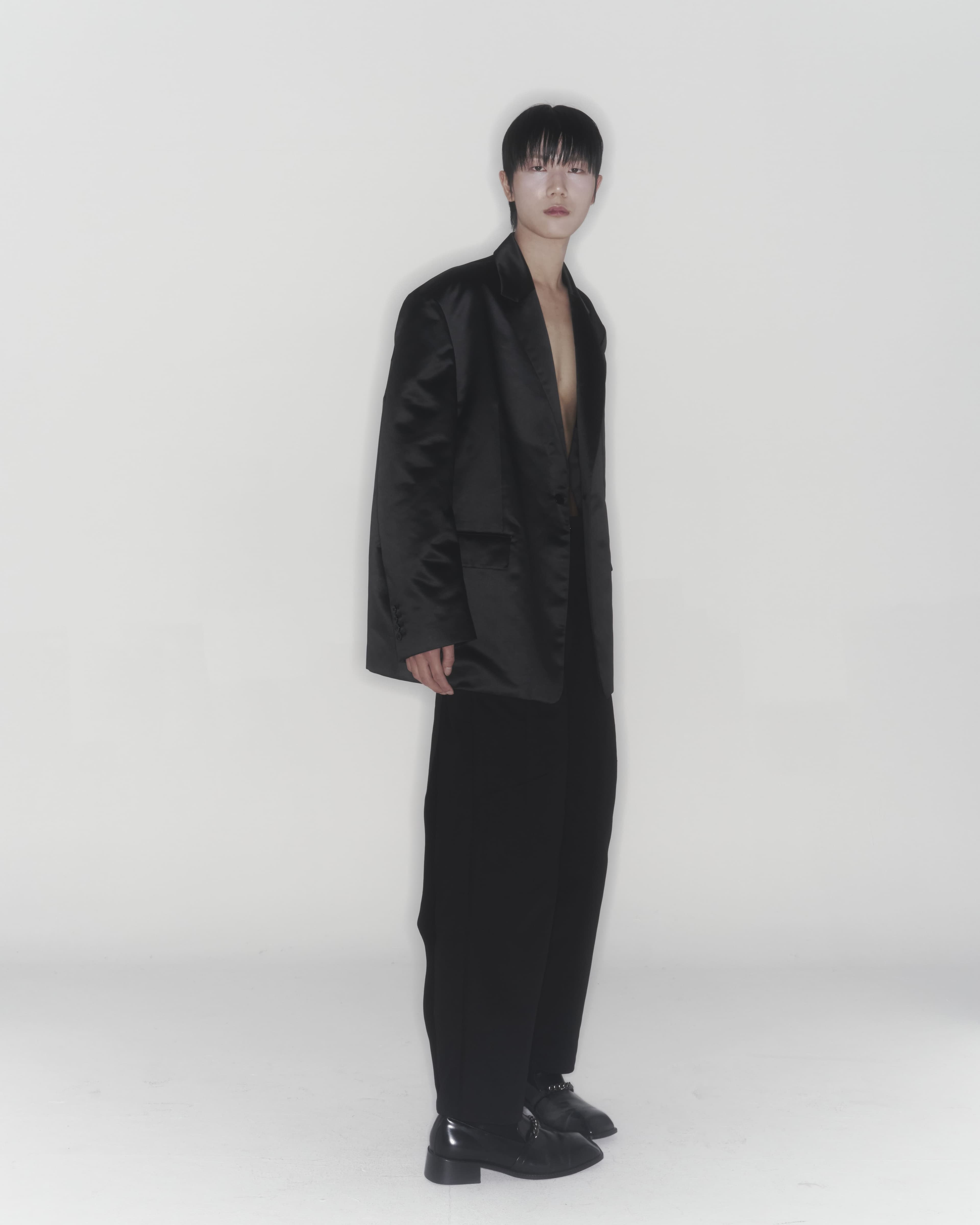 Satin Overfit Jacket — vue 8