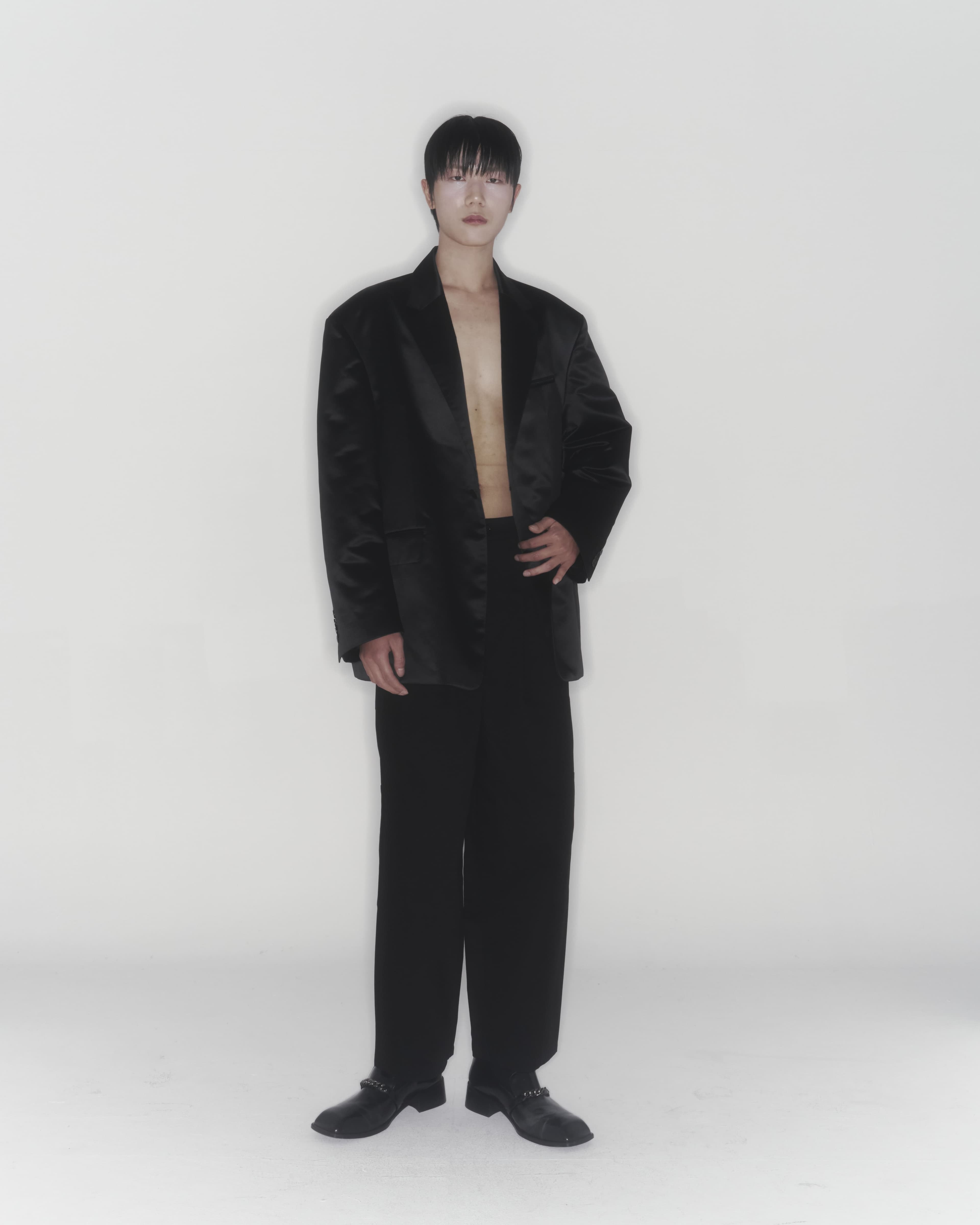 Satin Overfit Jacket — vue 9