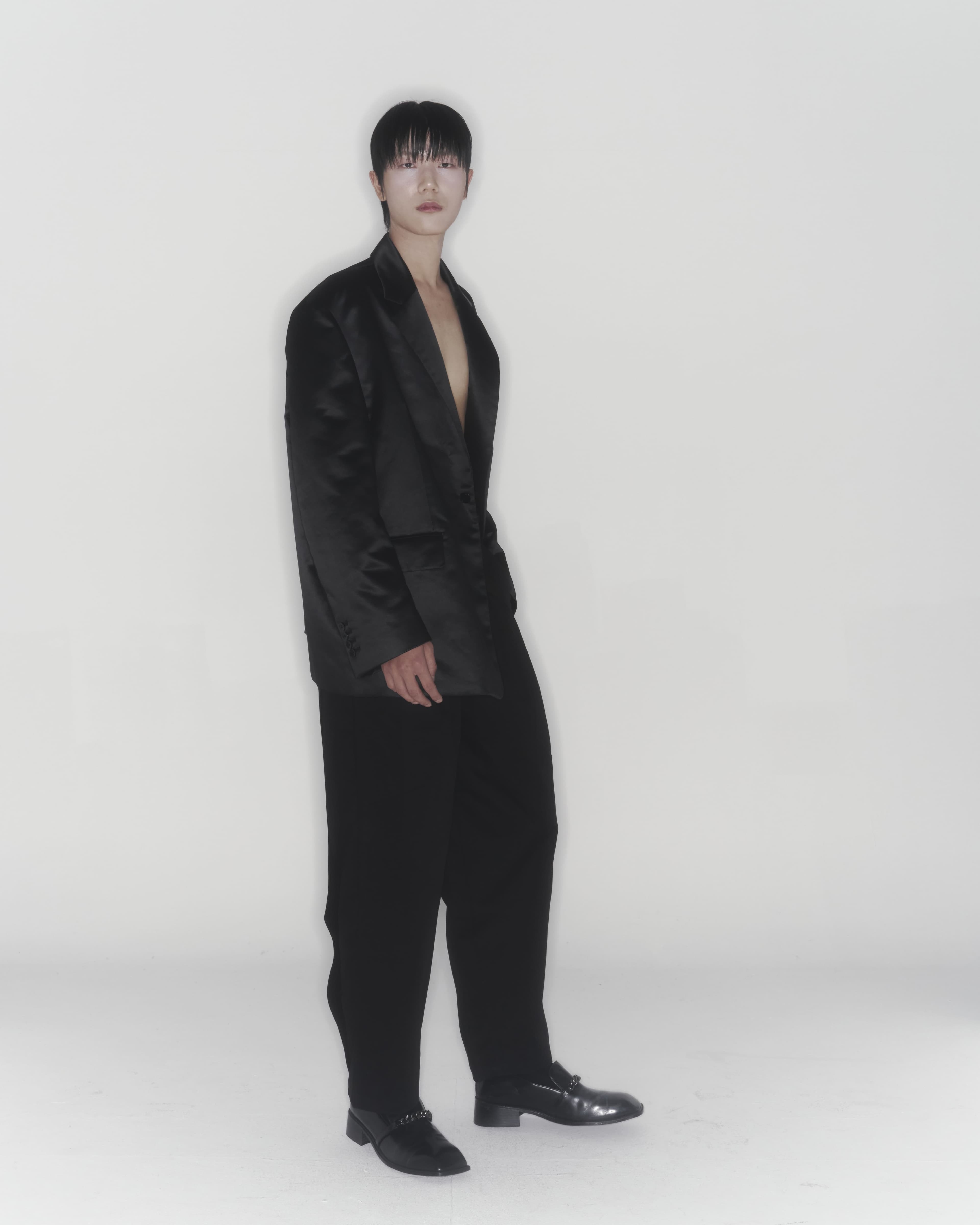 Satin Overfit Jacket — vue 10