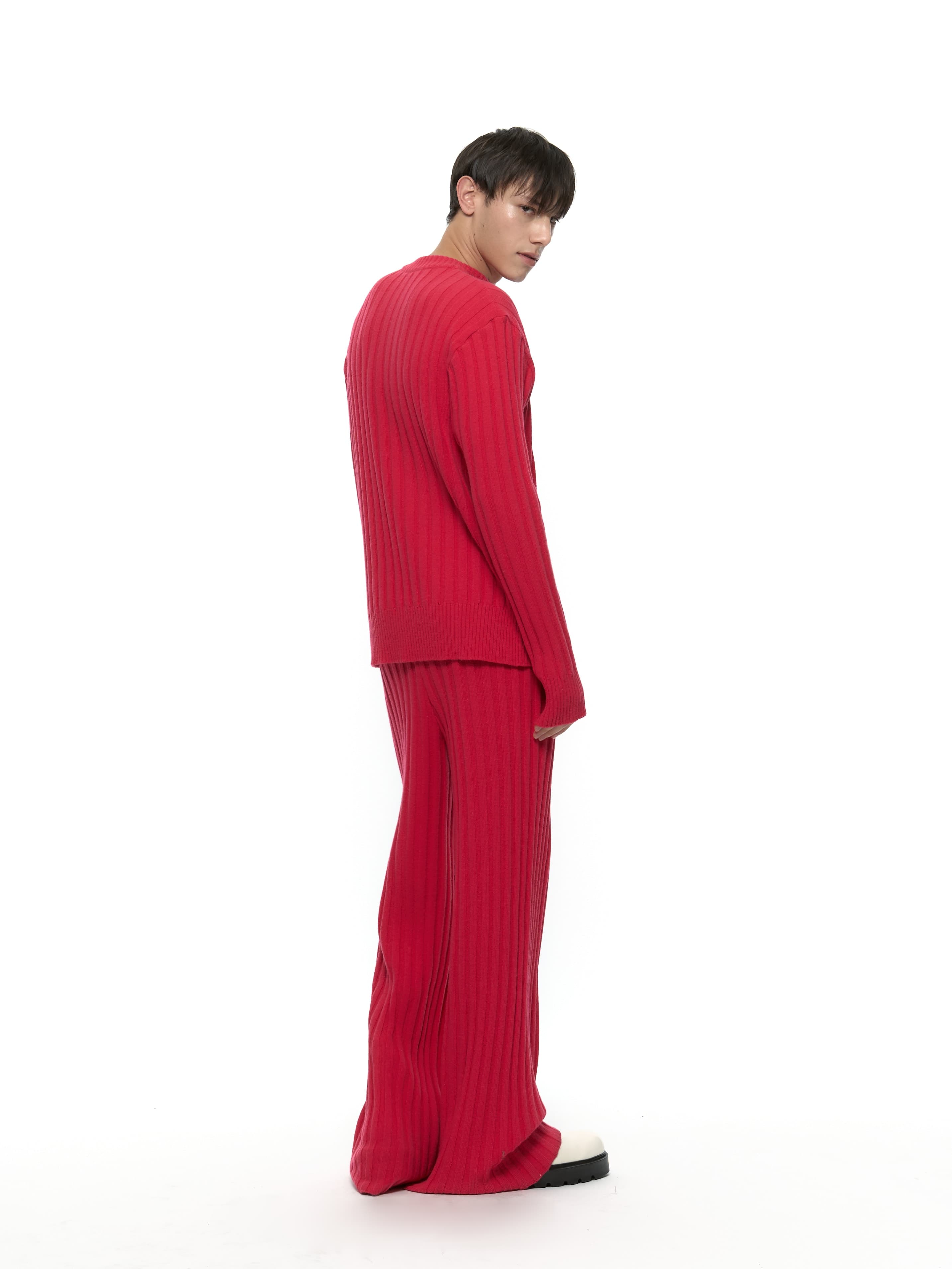 Merino Wool Sweater (Hot Pink) — vue 14